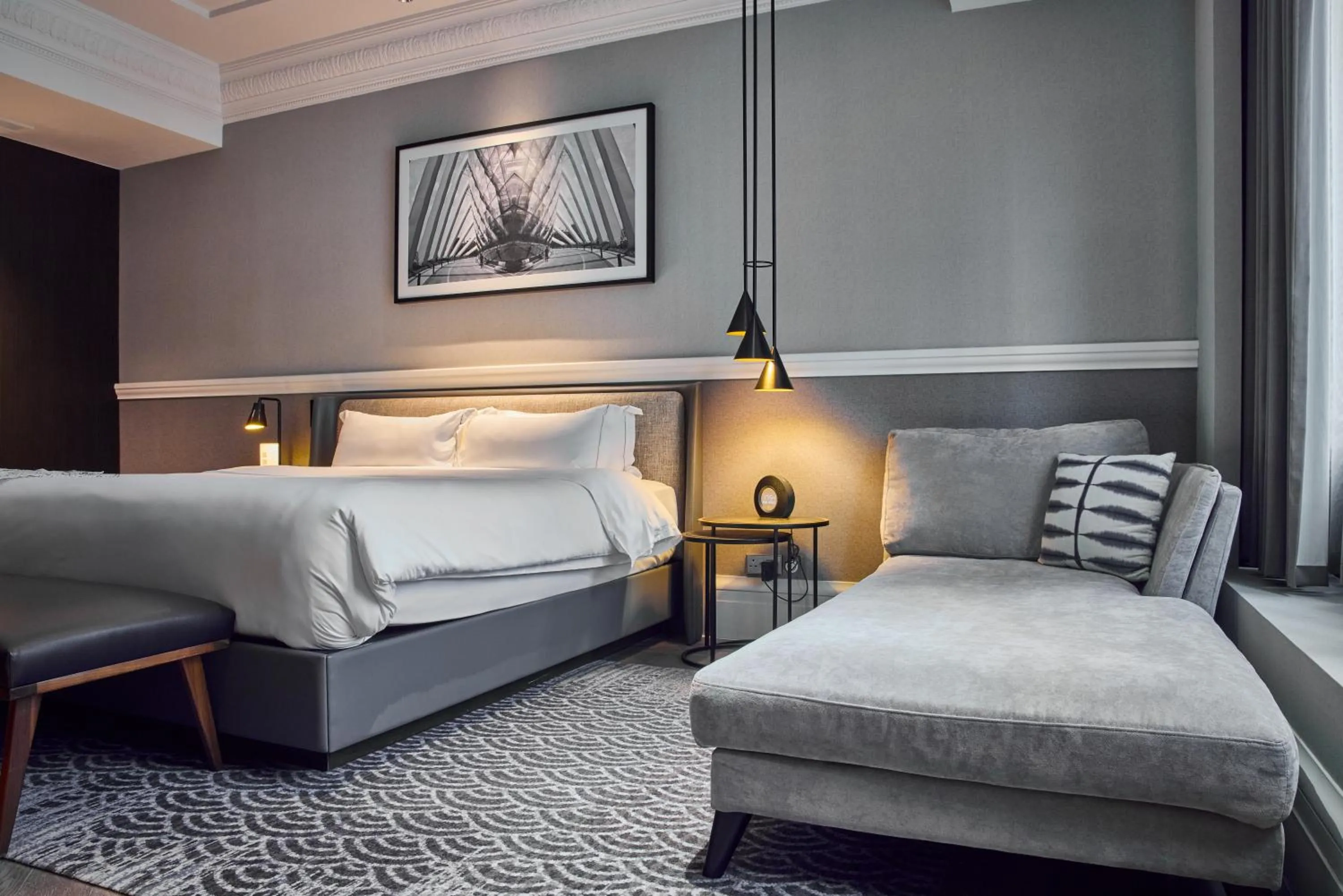 Bedroom, Bed in Grand Park City Hall