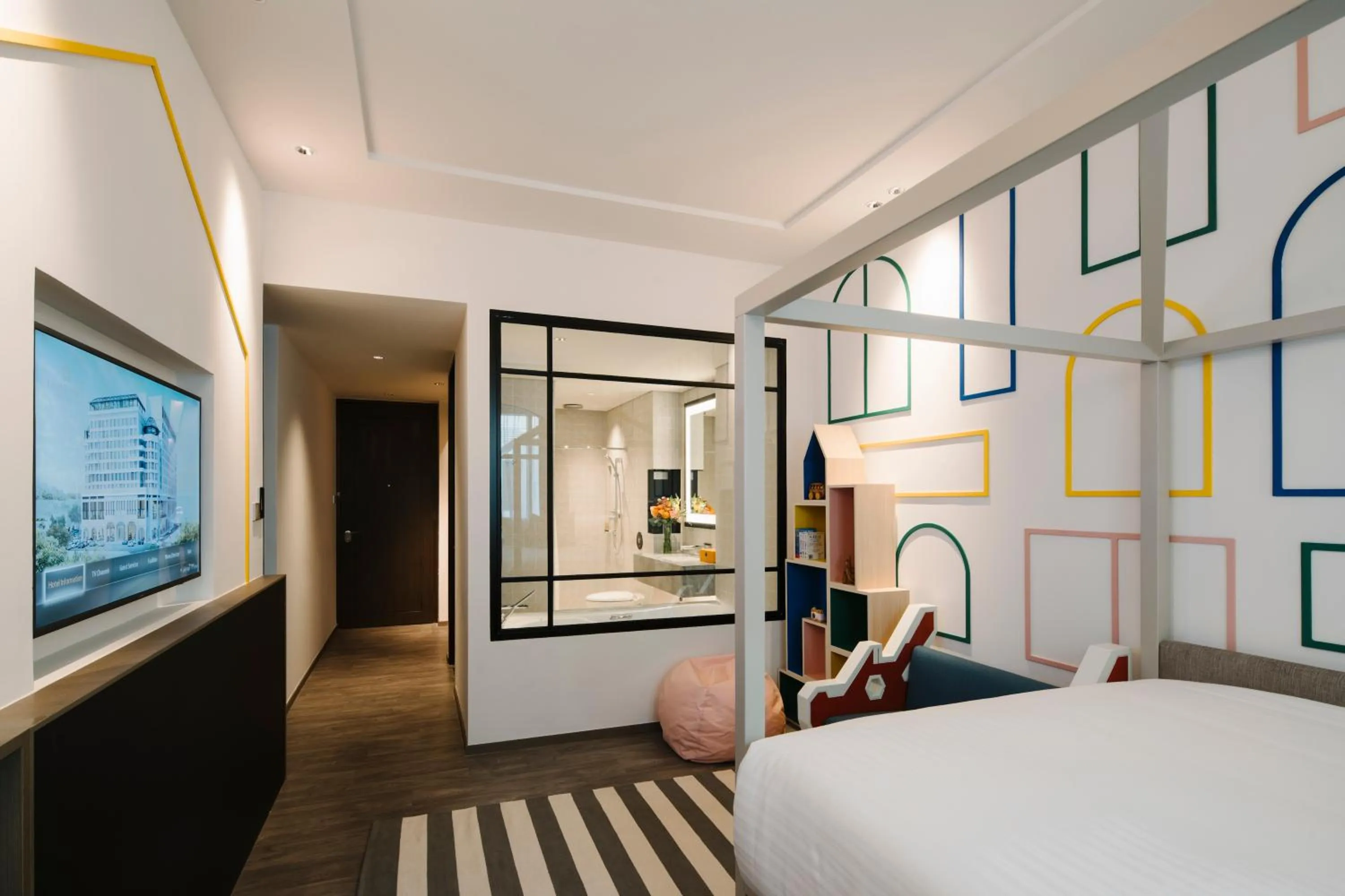 Bedroom, Bed in Grand Park City Hall