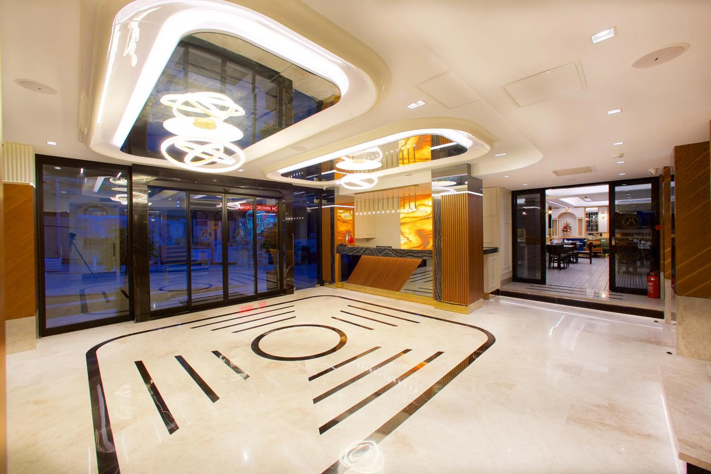 Lobby or reception in Hotel Eyfel