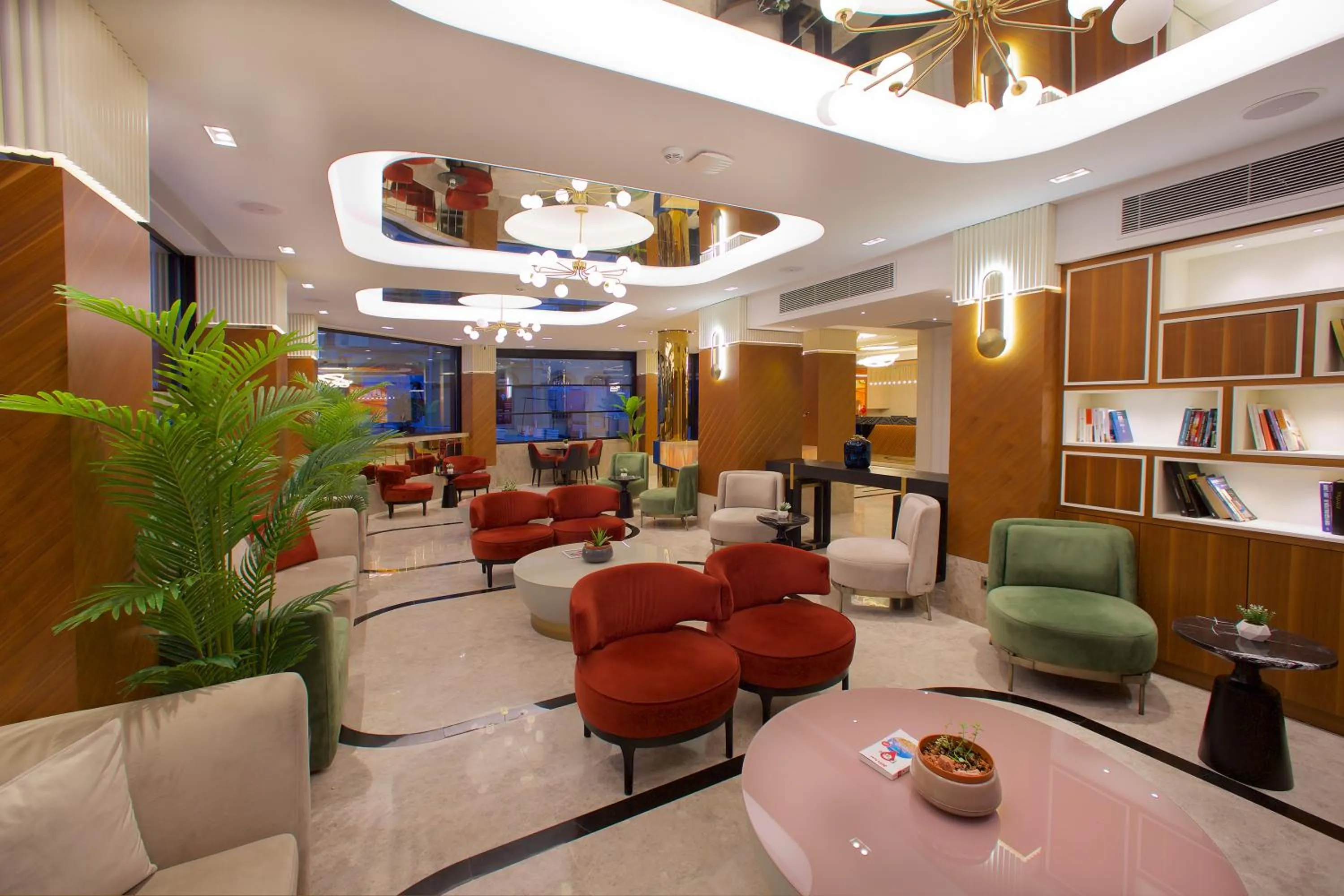 Lobby or reception in Hotel Eyfel