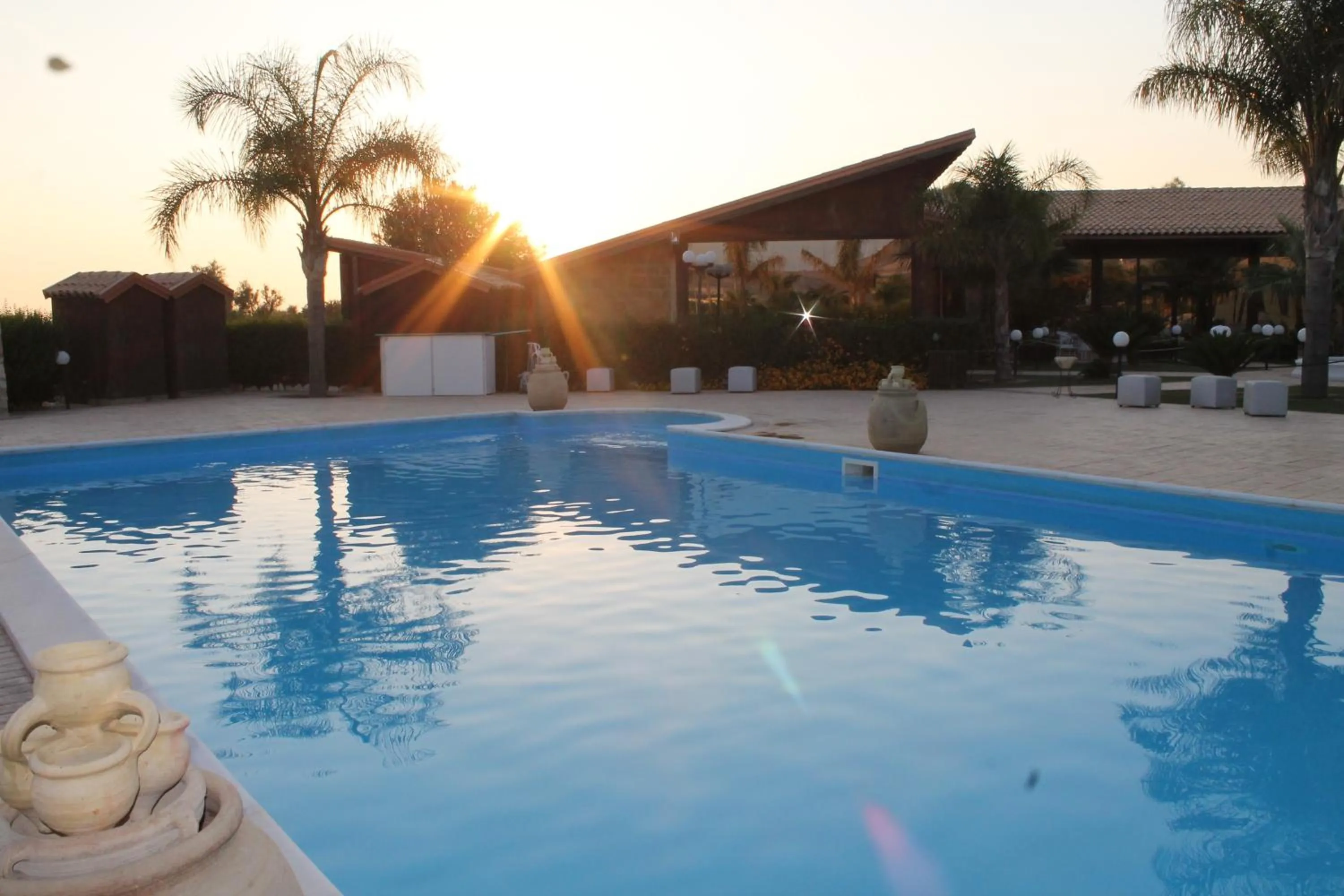 Pool view in Villa Alisia