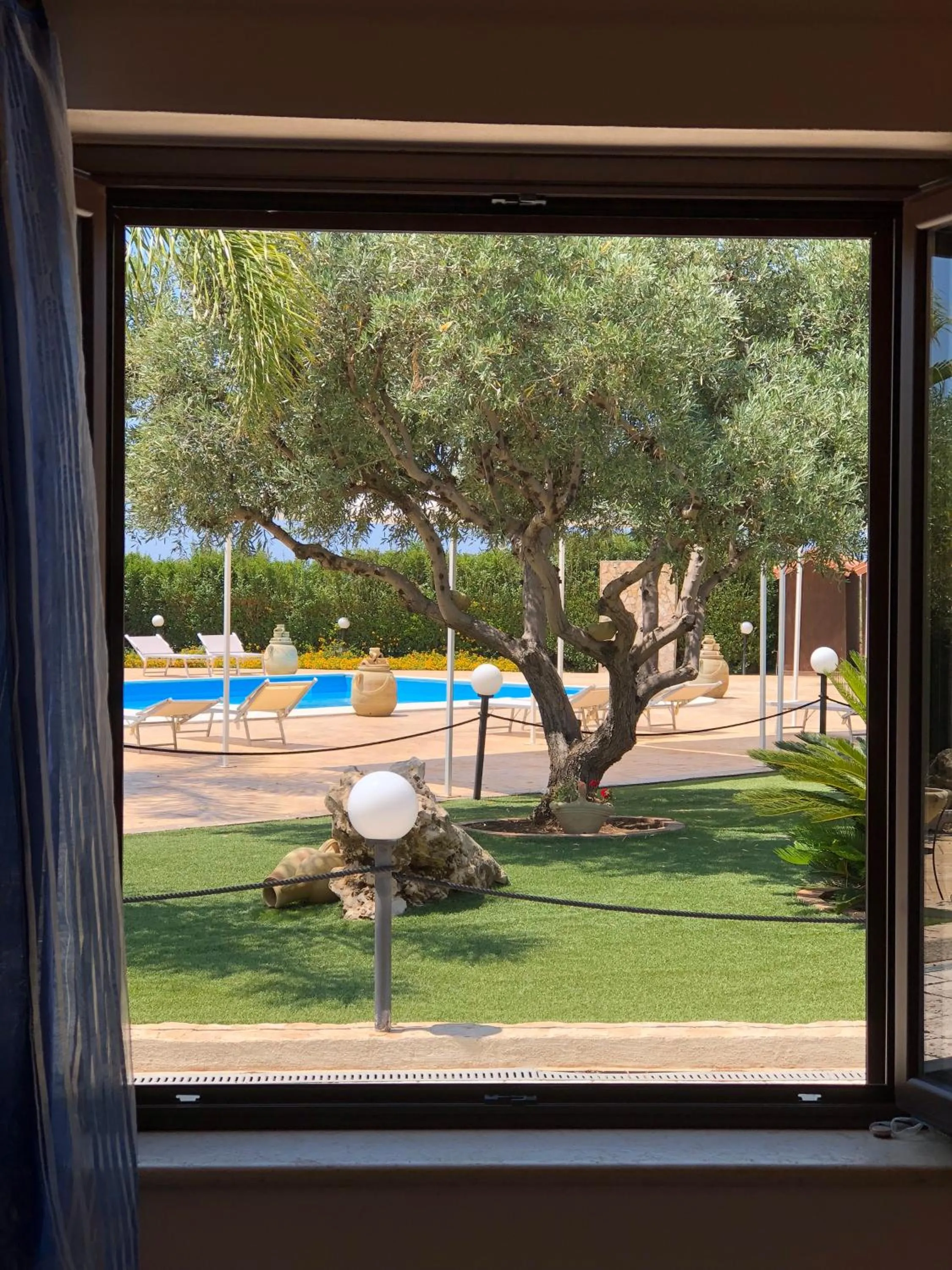 Pool view in Villa Alisia