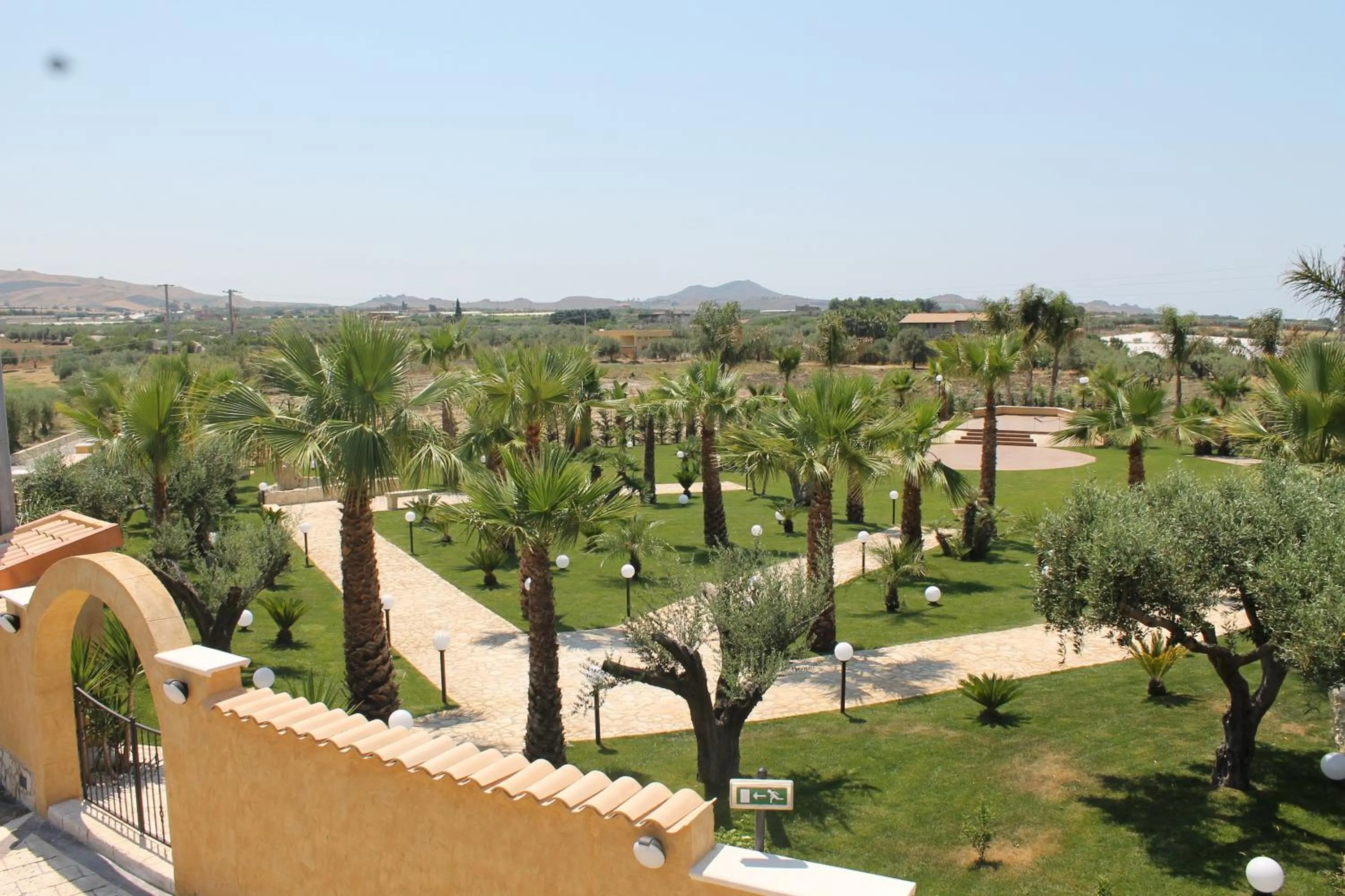 Garden view in Villa Alisia