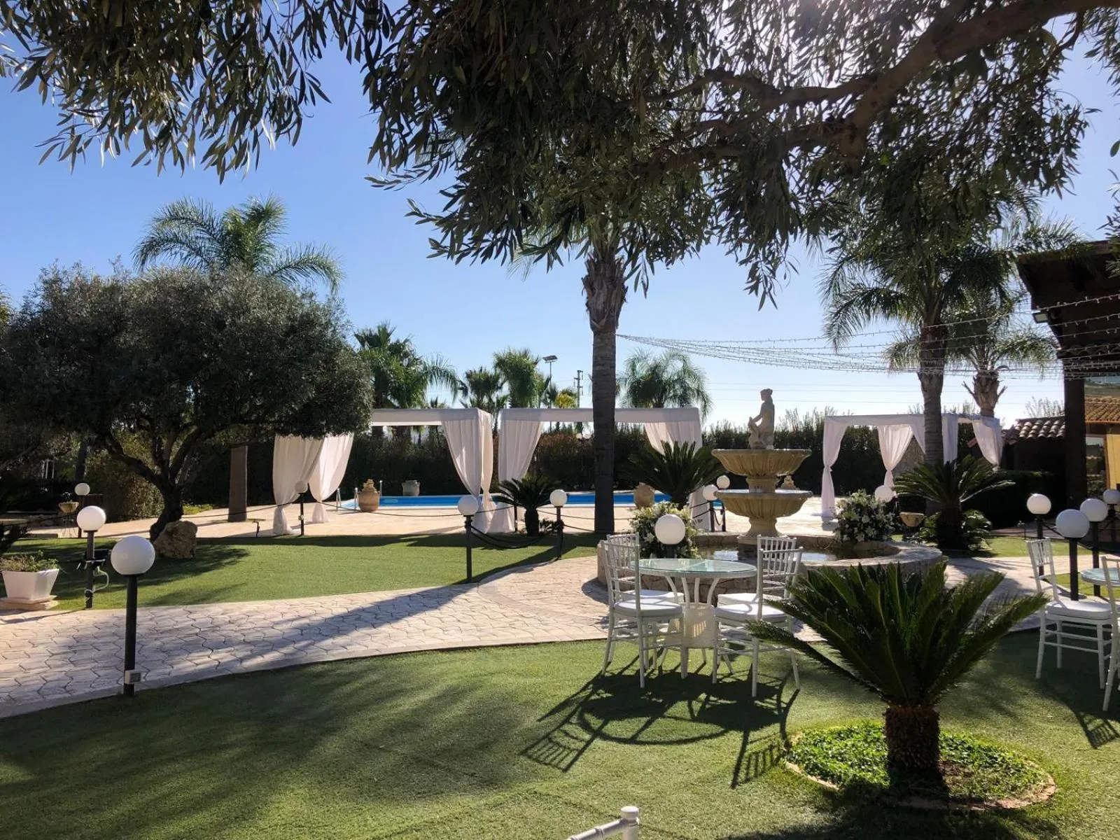 Garden view in Villa Alisia