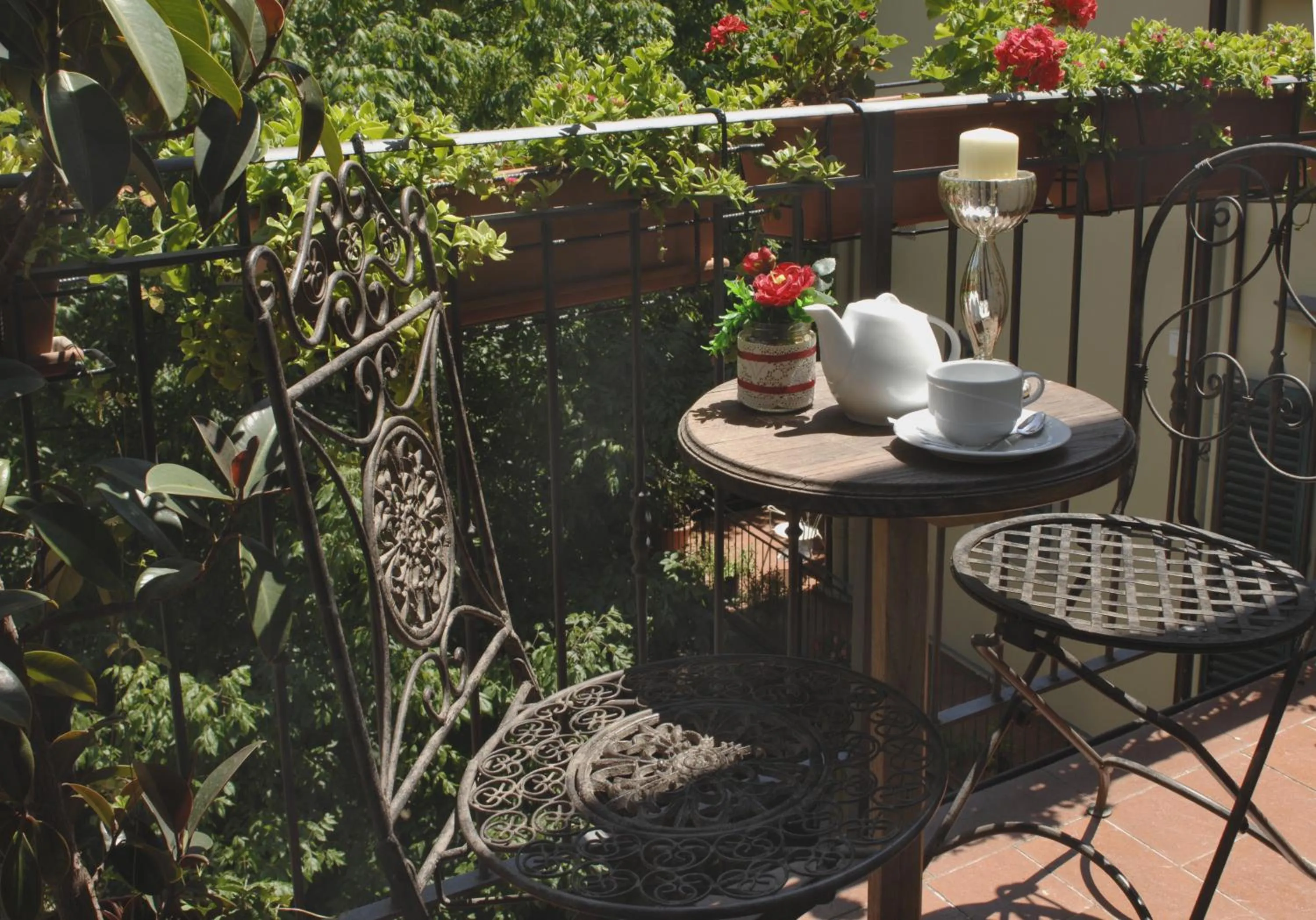 Balcony/Terrace in Relais Dante e Beatrice
