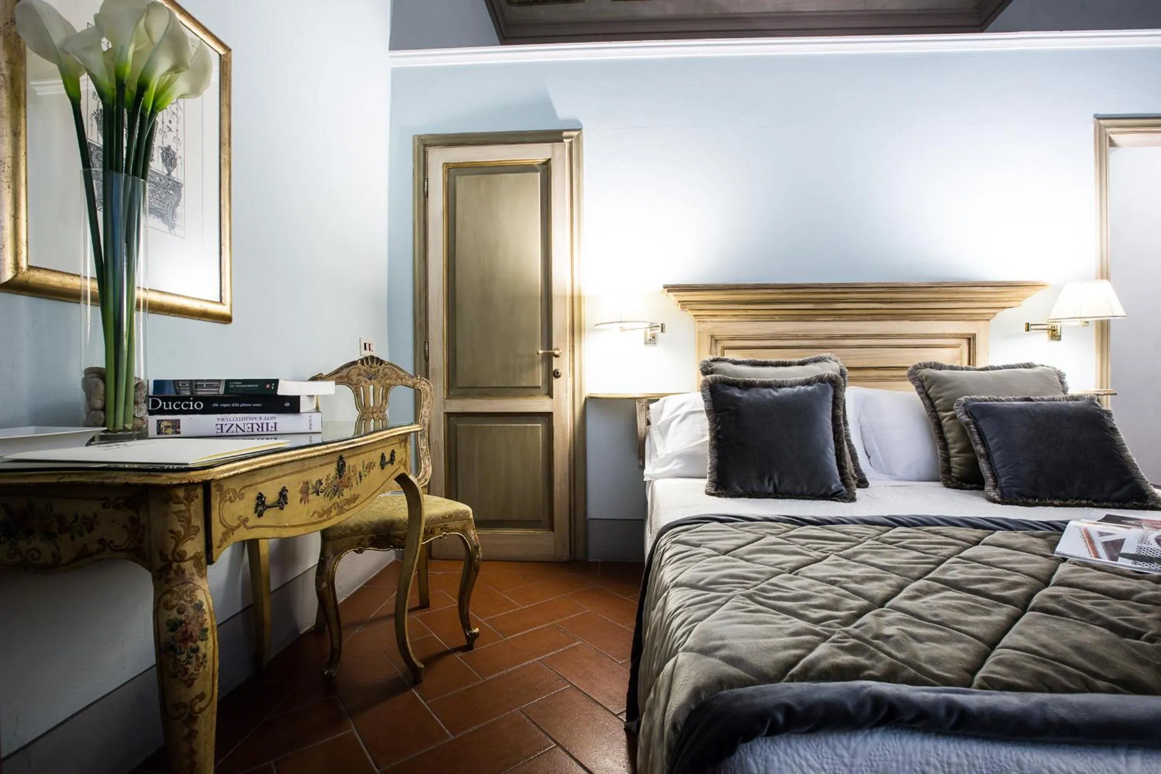 Bedroom, Bed in Hotel Burchianti