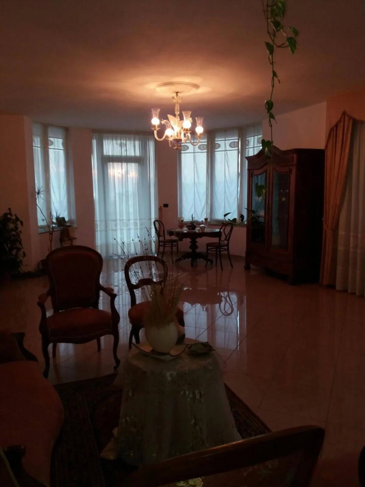 Patio in villa lucia