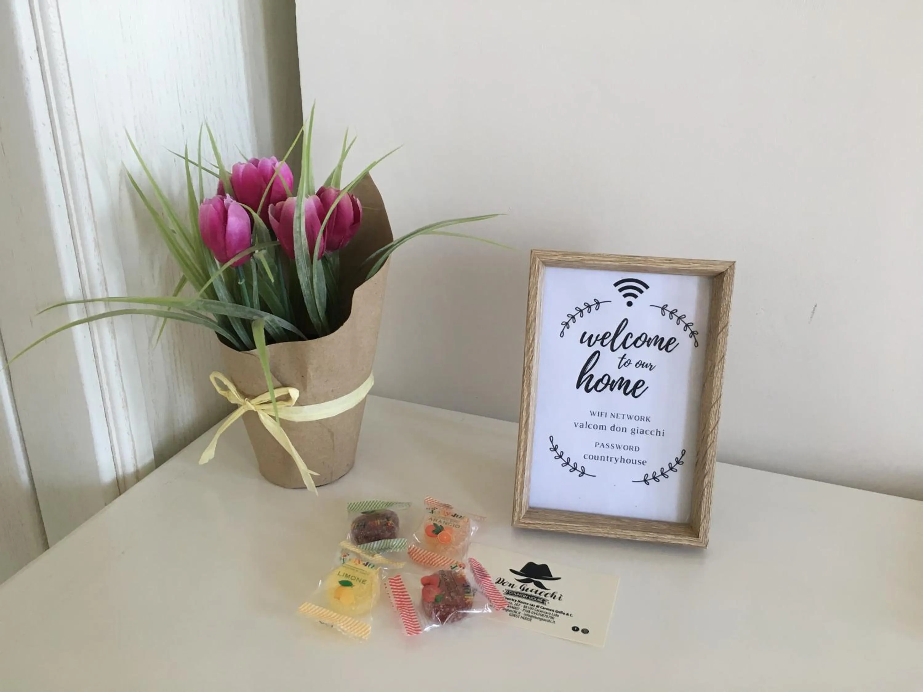 Decorative detail in Don Giacchì Country House