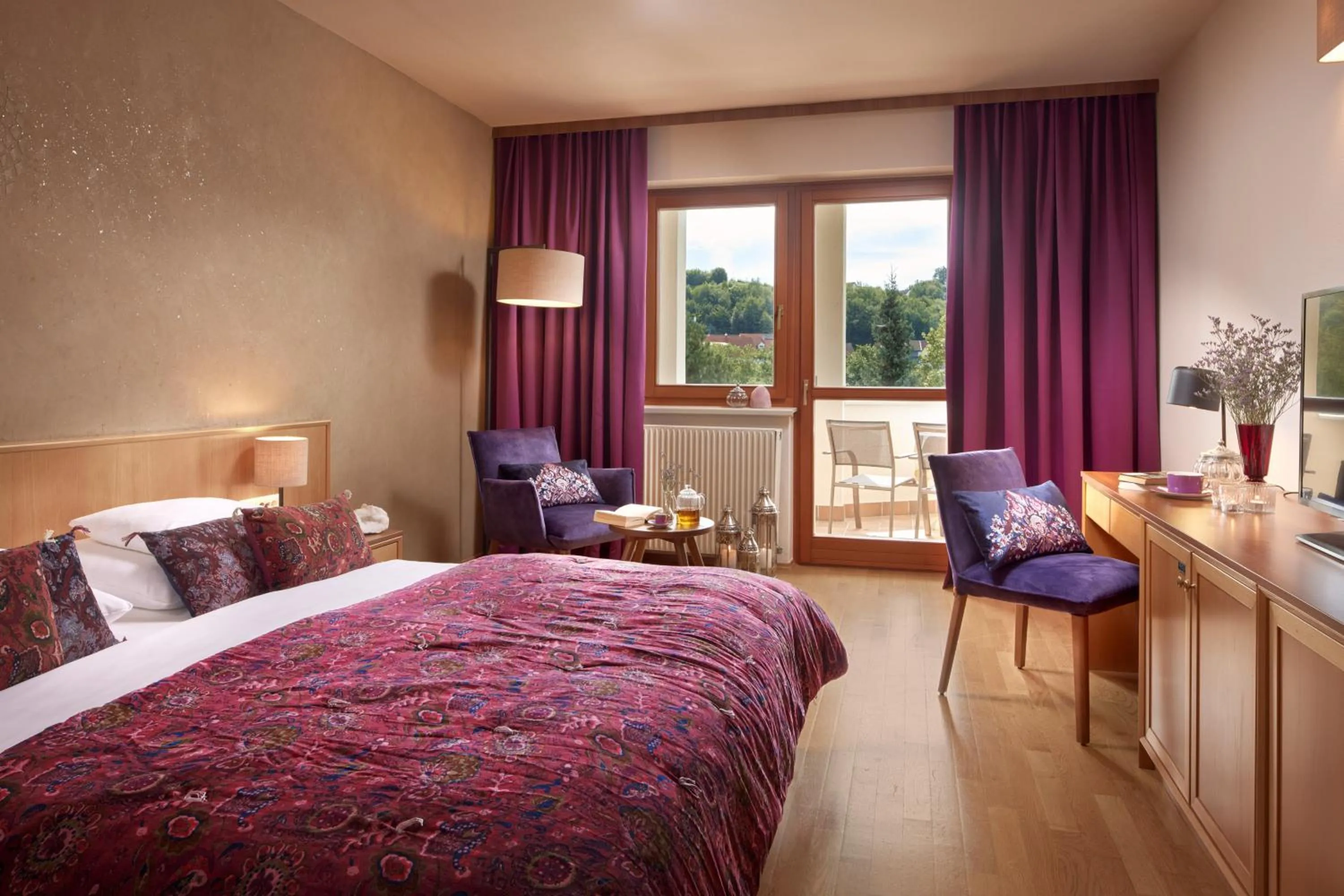 Photo of the whole room, Bed in Ayurveda Resort MANDIRA