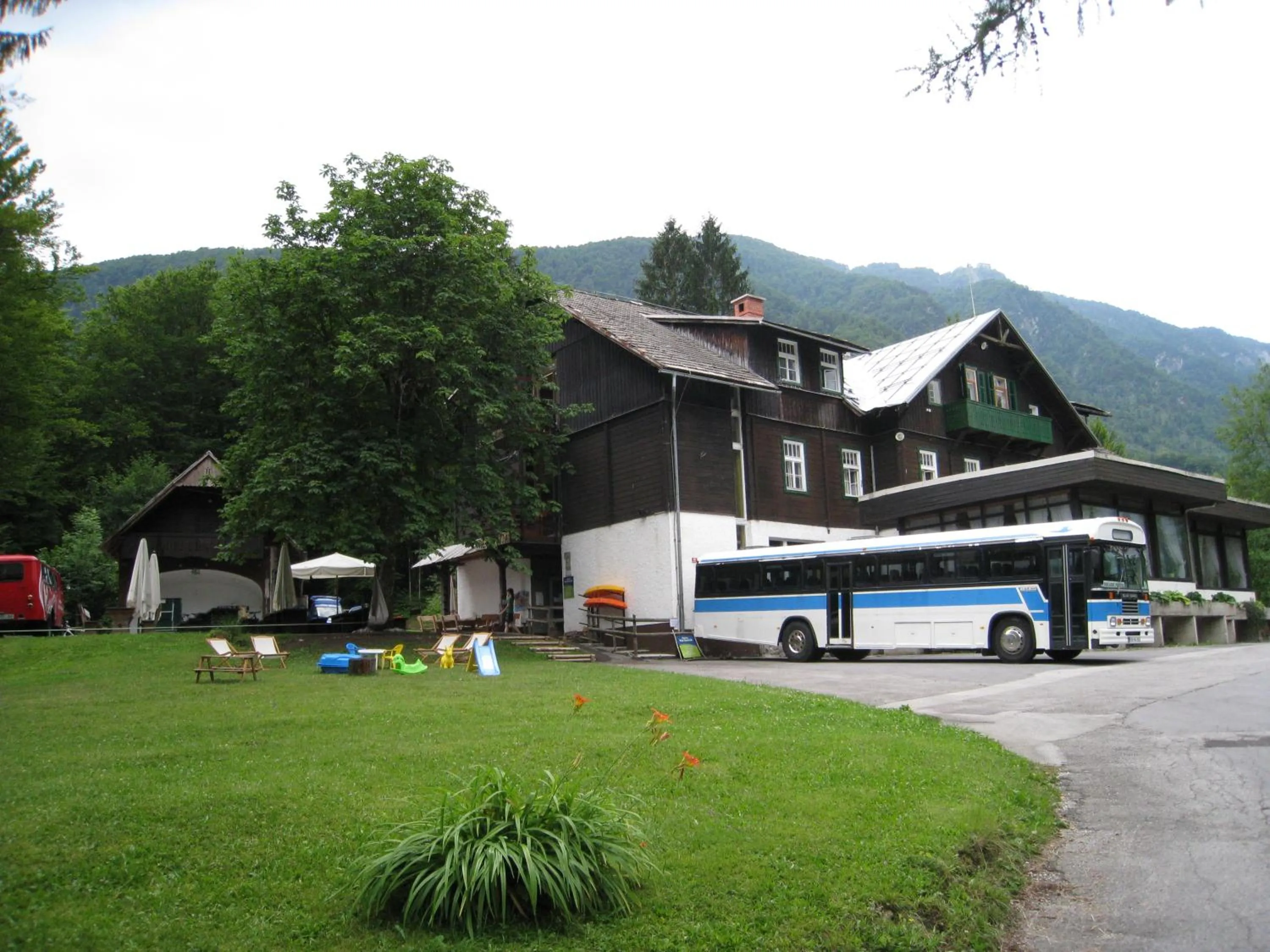 Garden in Hostel pod Voglom