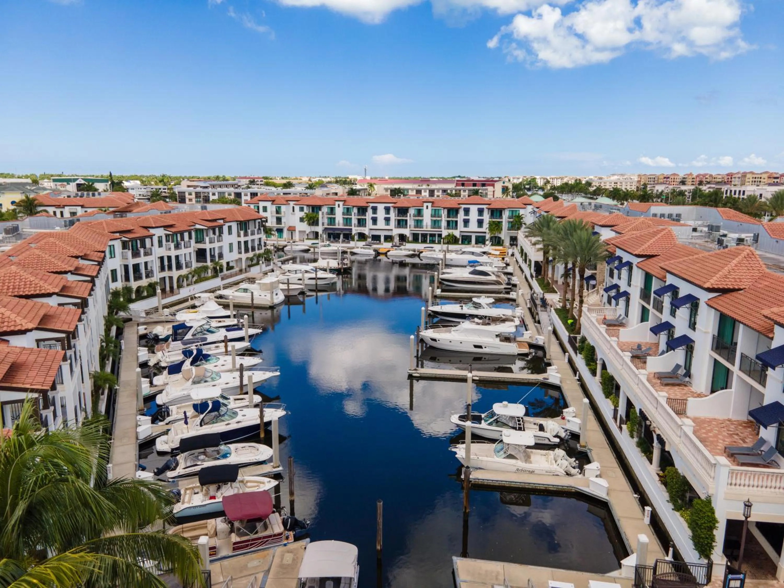 Property building in Naples Bay Resort and Marina