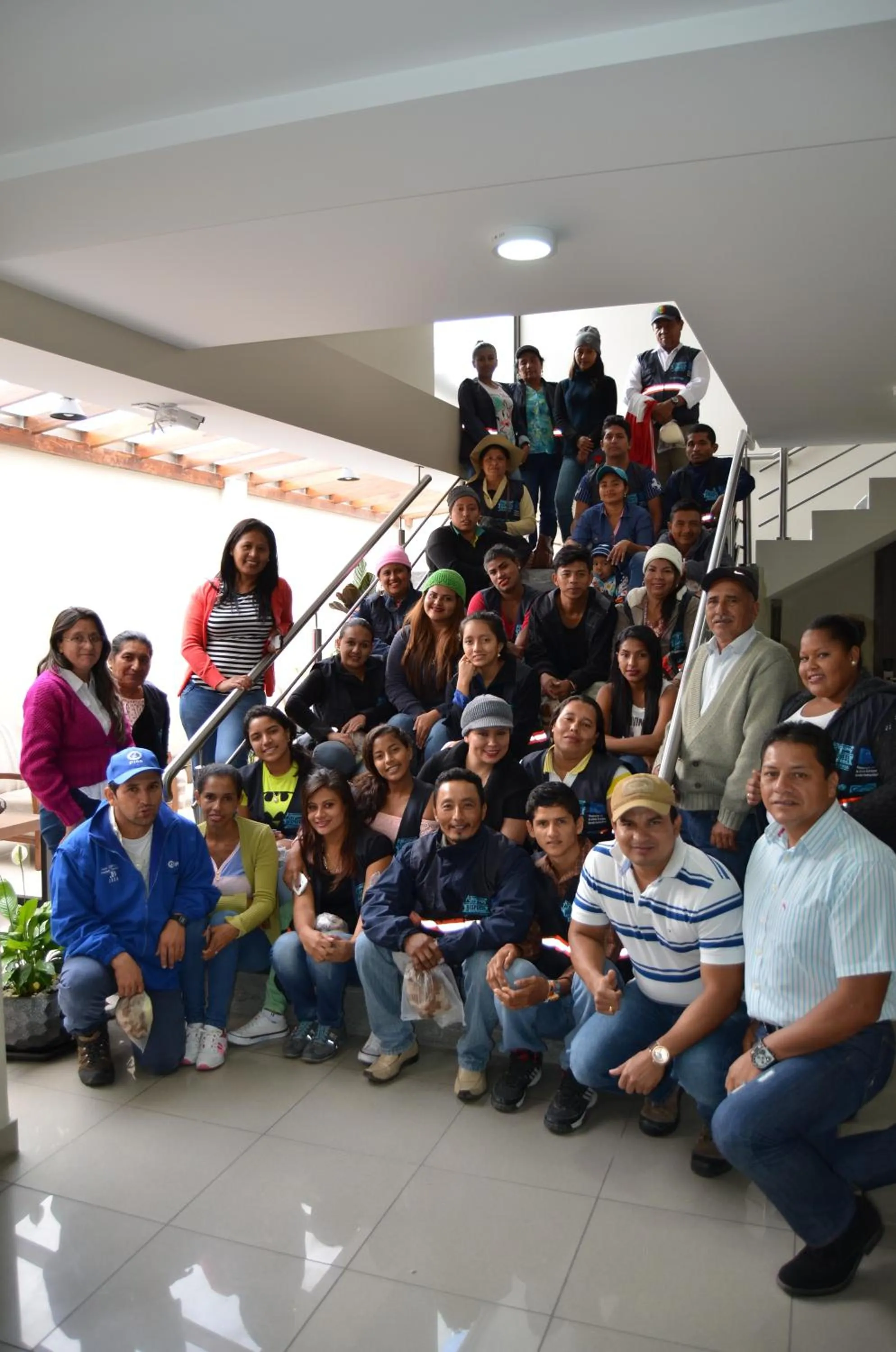 group of guests in Hotel San Agustin Plaza