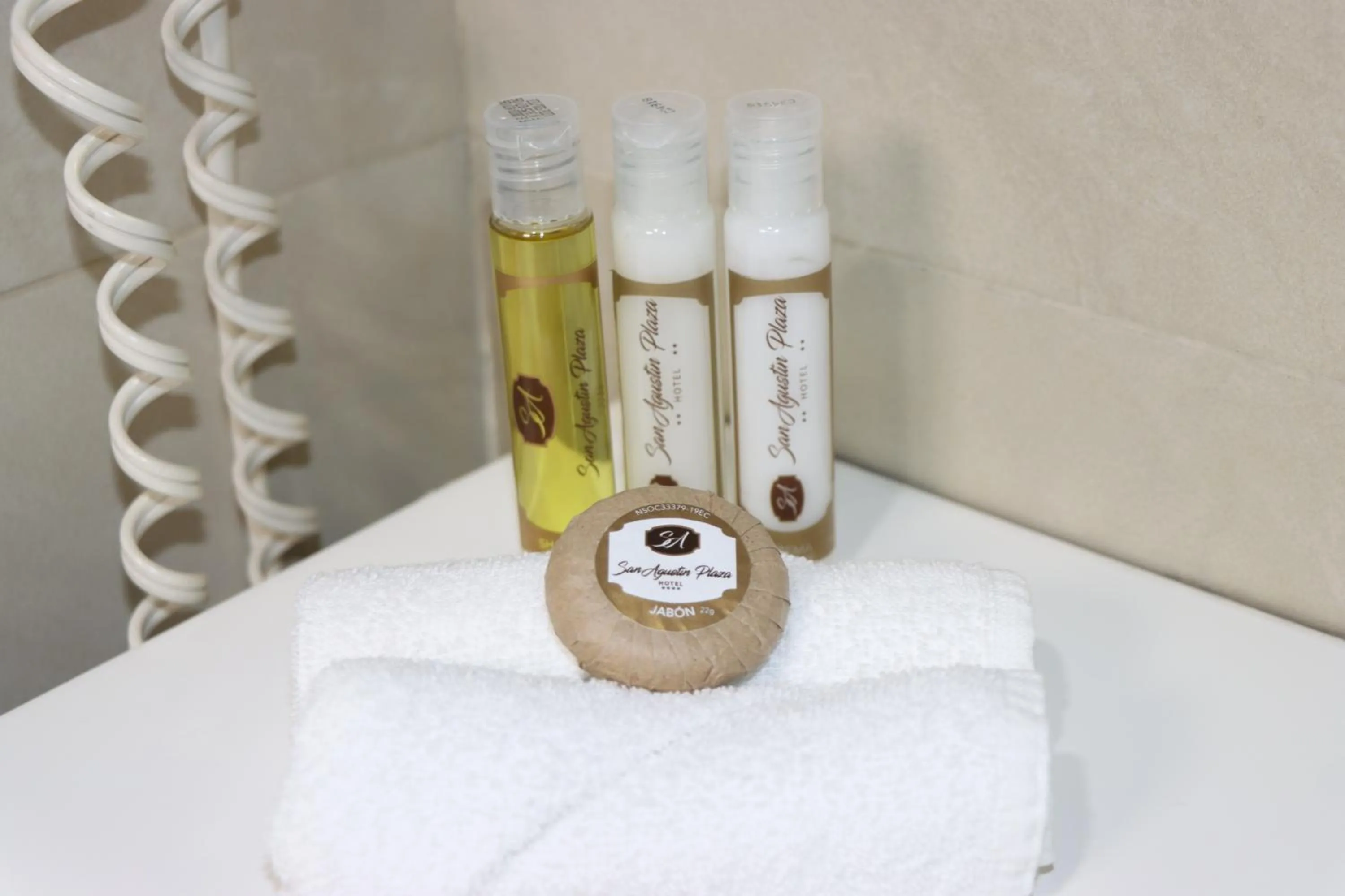 Toilet in Hotel San Agustin Plaza