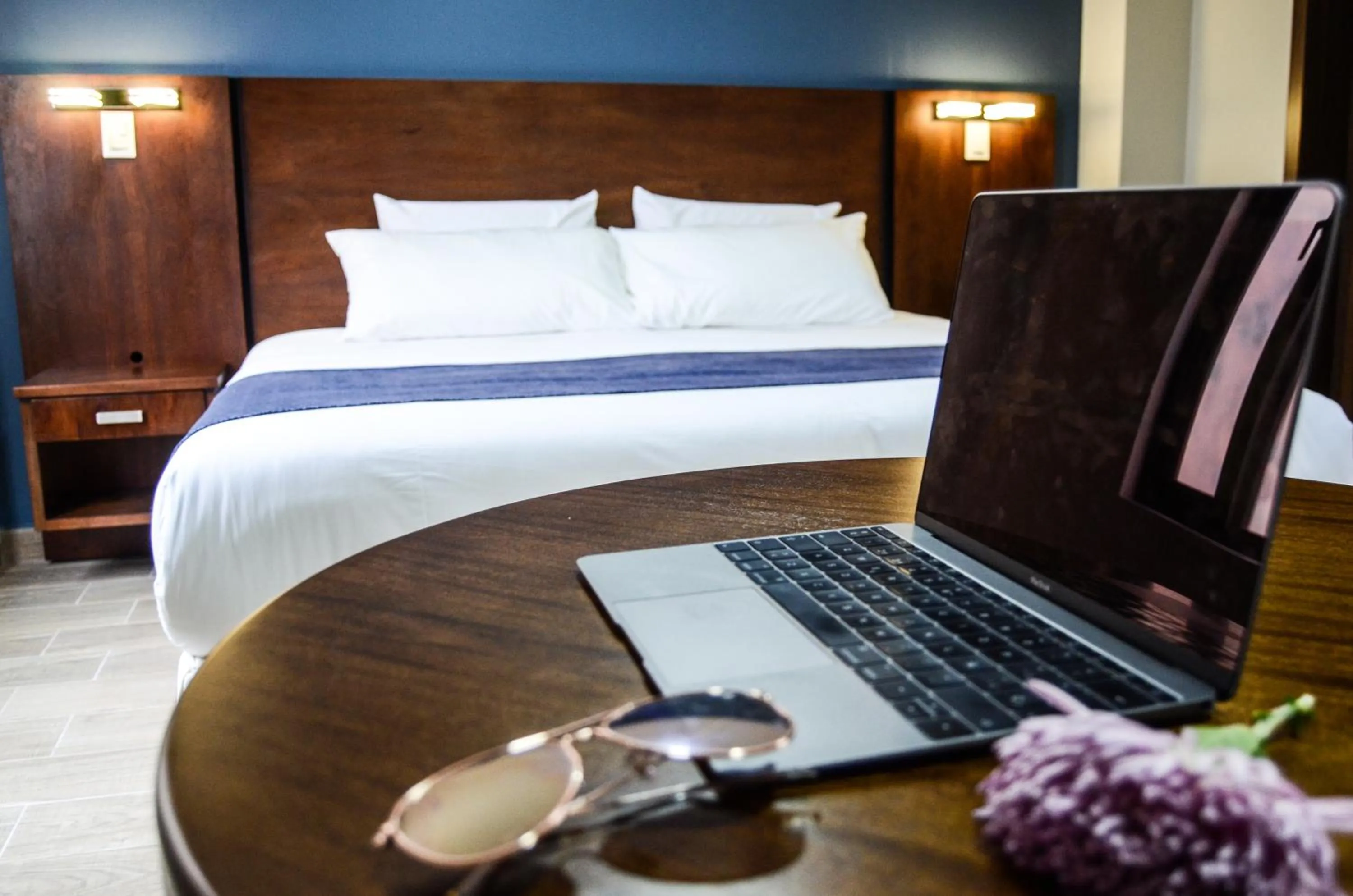 Bed in Hotel San Agustin Plaza