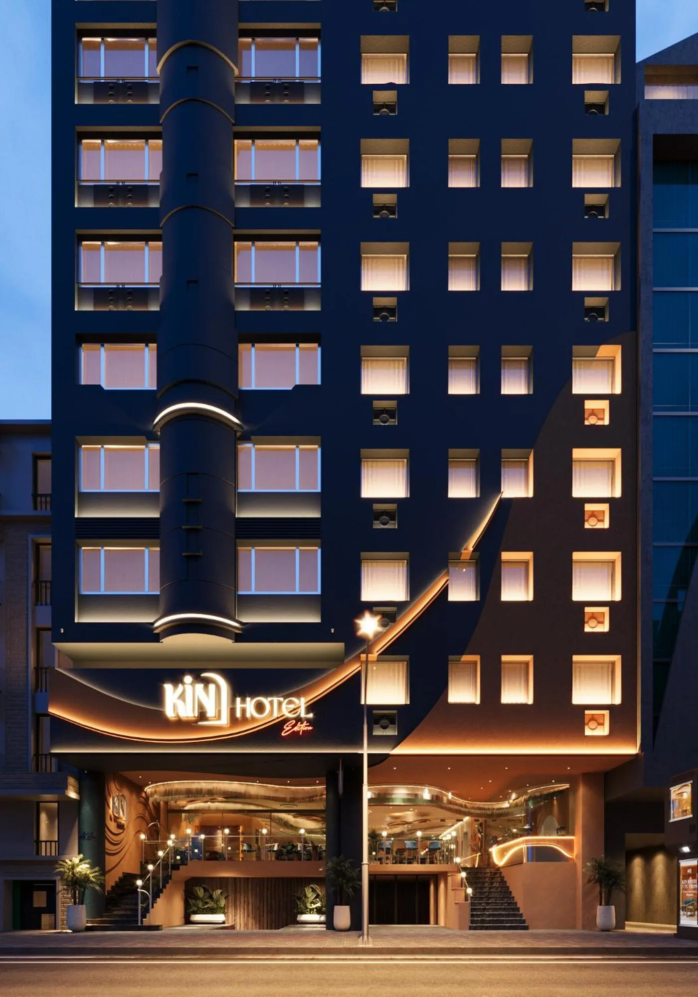 Property building in KiN Hotel Ly Tu Trong Edition