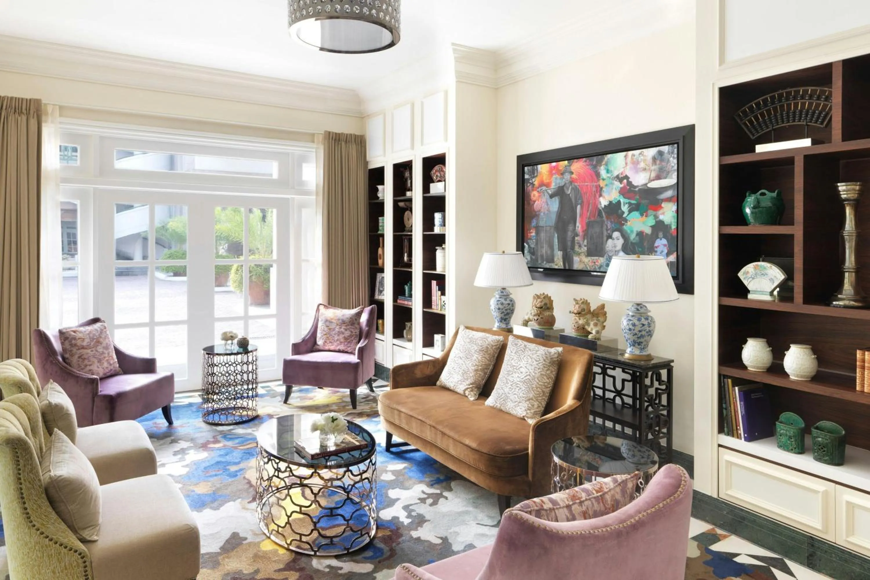 Lounge or bar in Frasers House, a Luxury Collection Hotel, Singapore