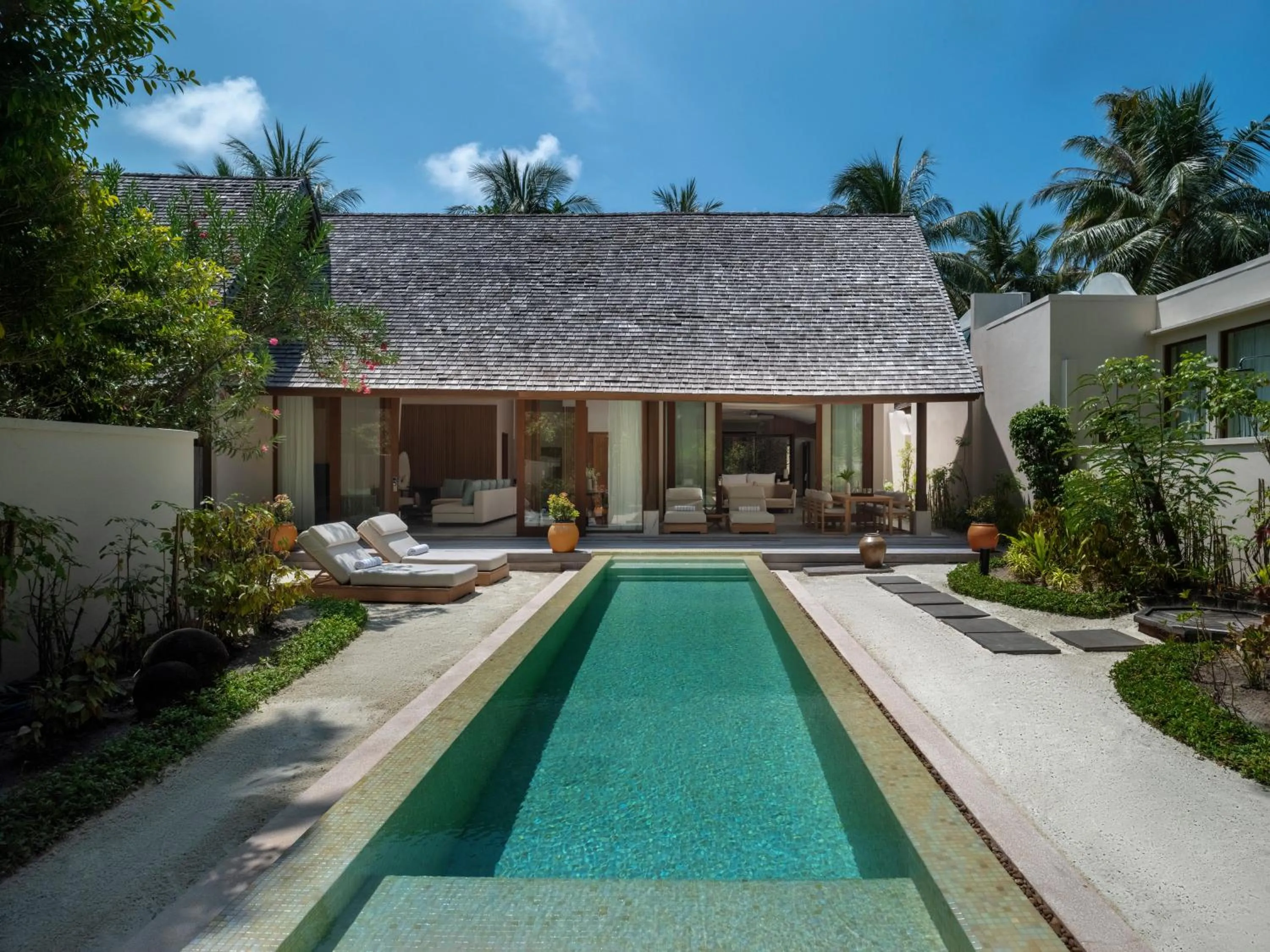 Garden in Conrad Maldives Rangali Island