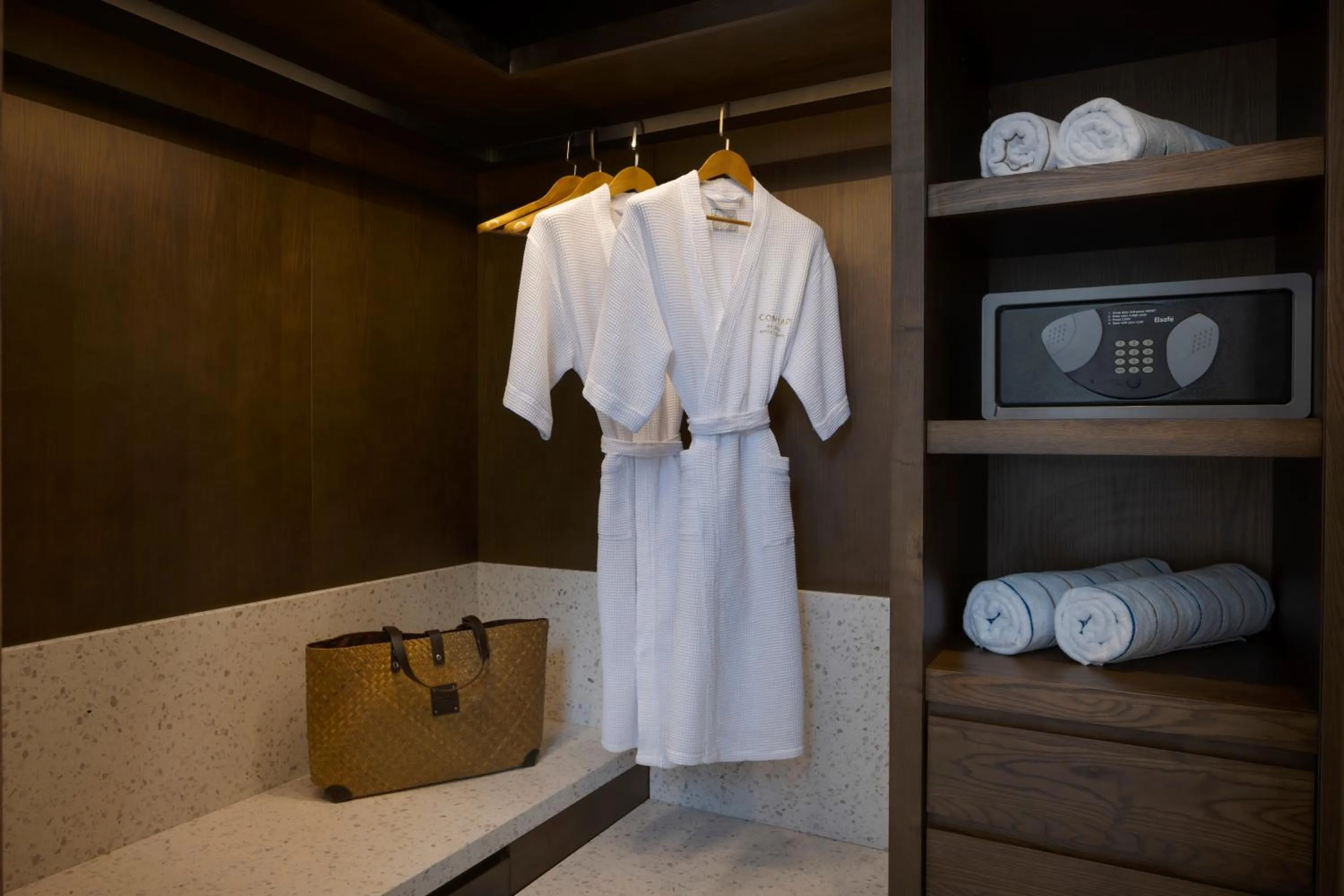 wardrobe in Conrad Maldives Rangali Island