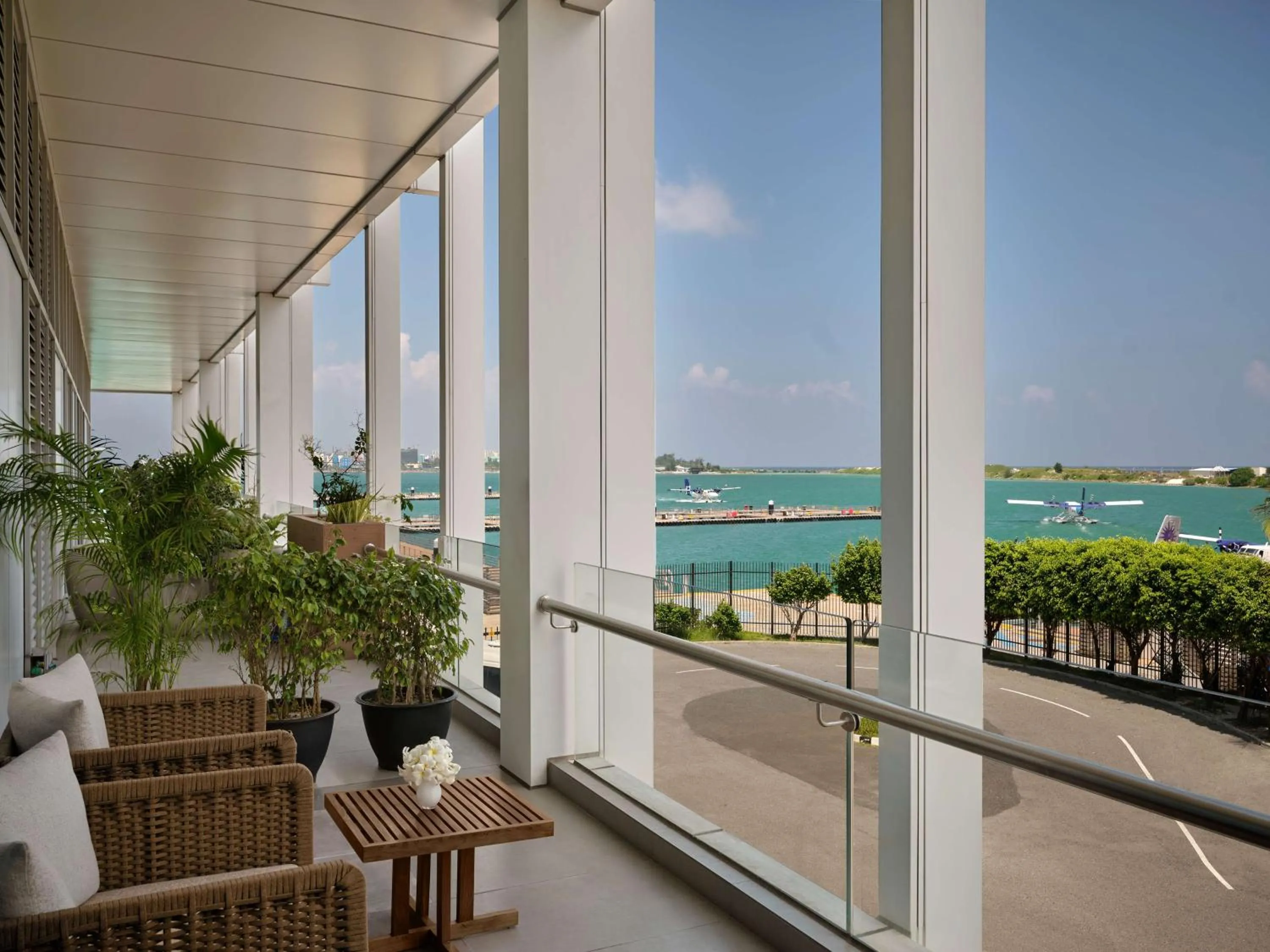 Patio in Conrad Maldives Rangali Island