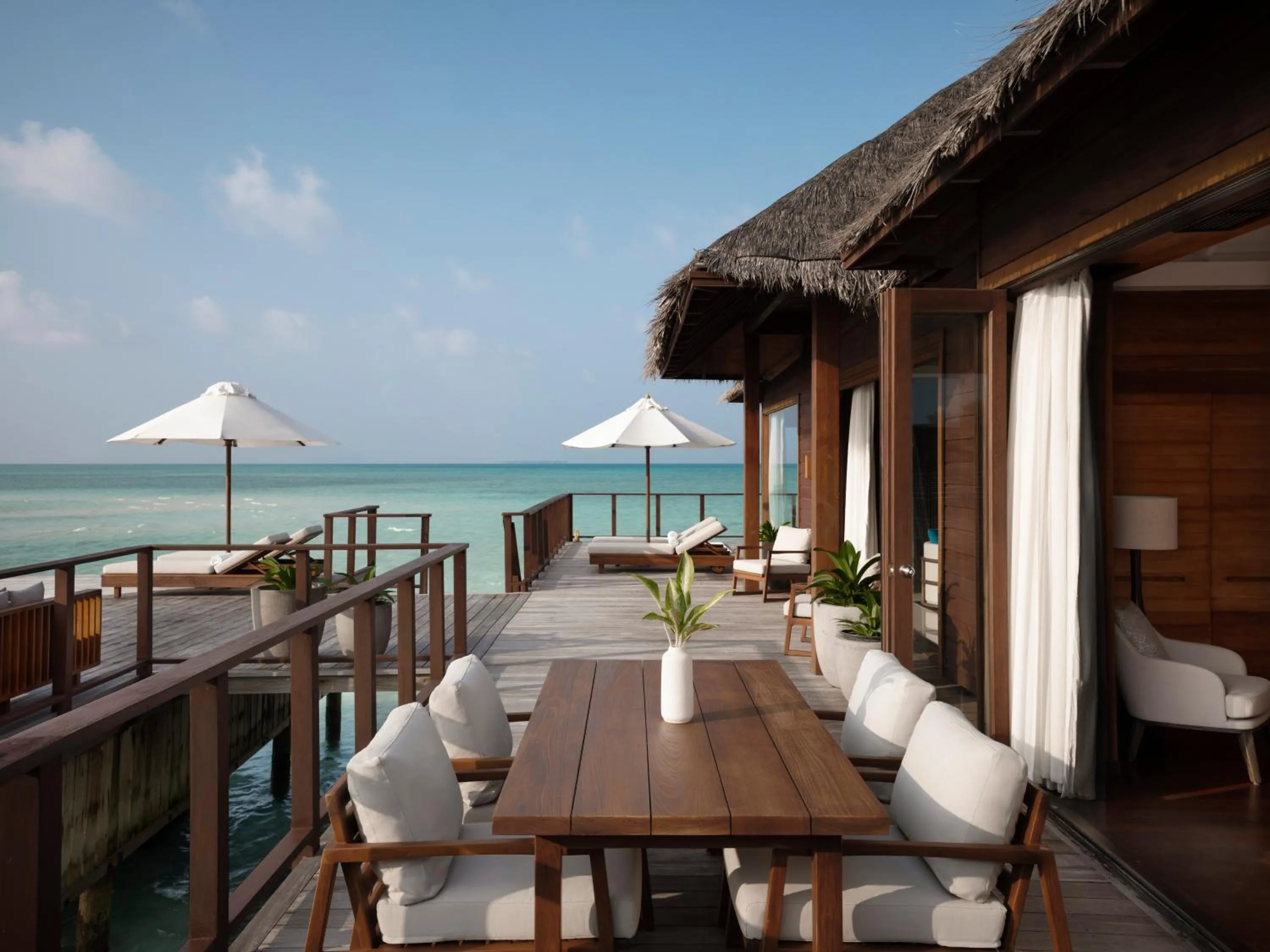 Balcony/Terrace in Conrad Maldives Rangali Island