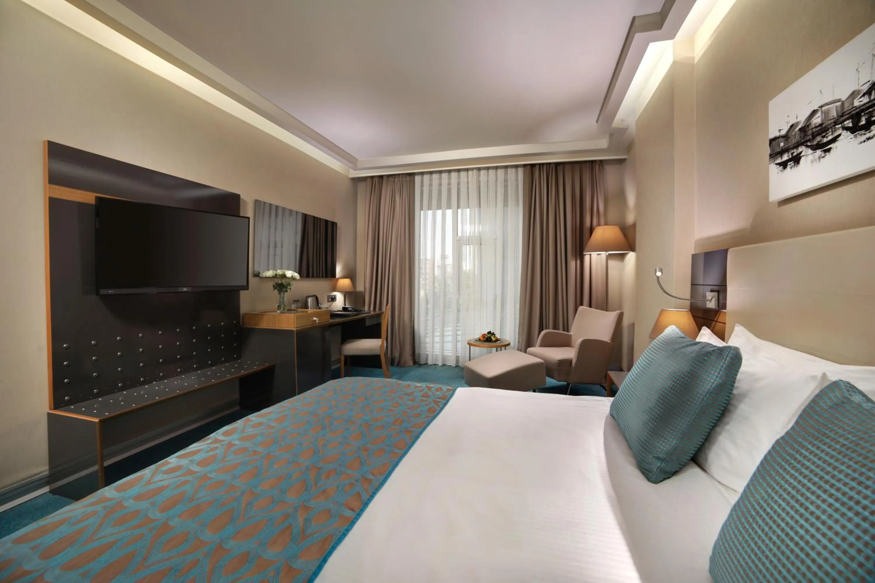 Coffee/tea facilities, Bed in Divan Corlu