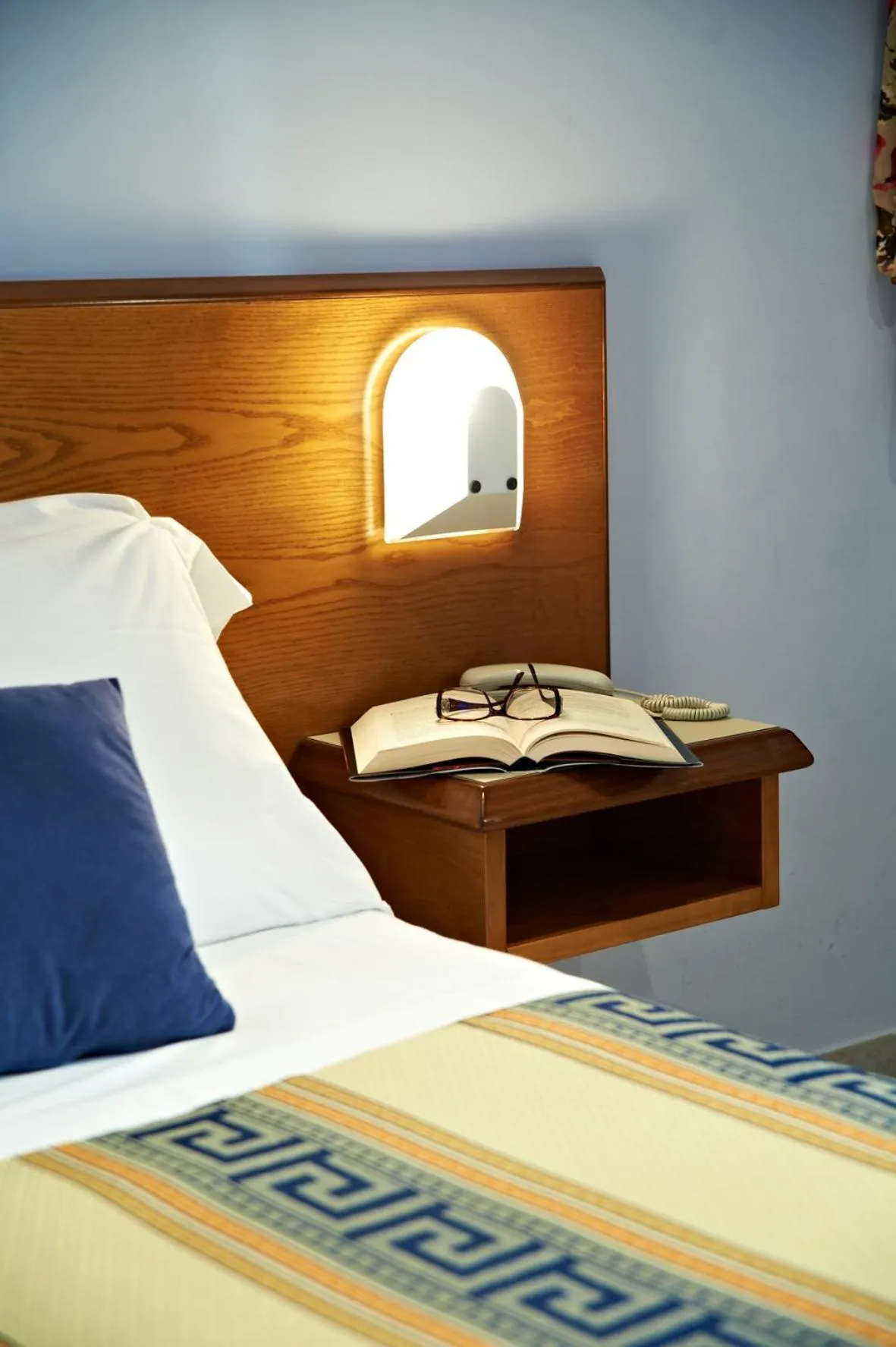 Decorative detail, Bed in Hotel Sirio