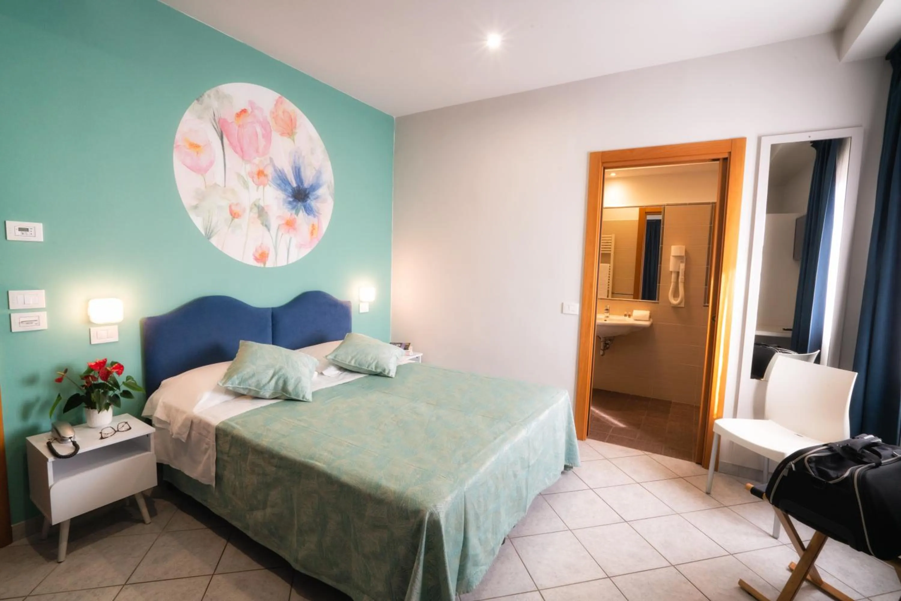 Bedroom, Bed in Hotel Sirio