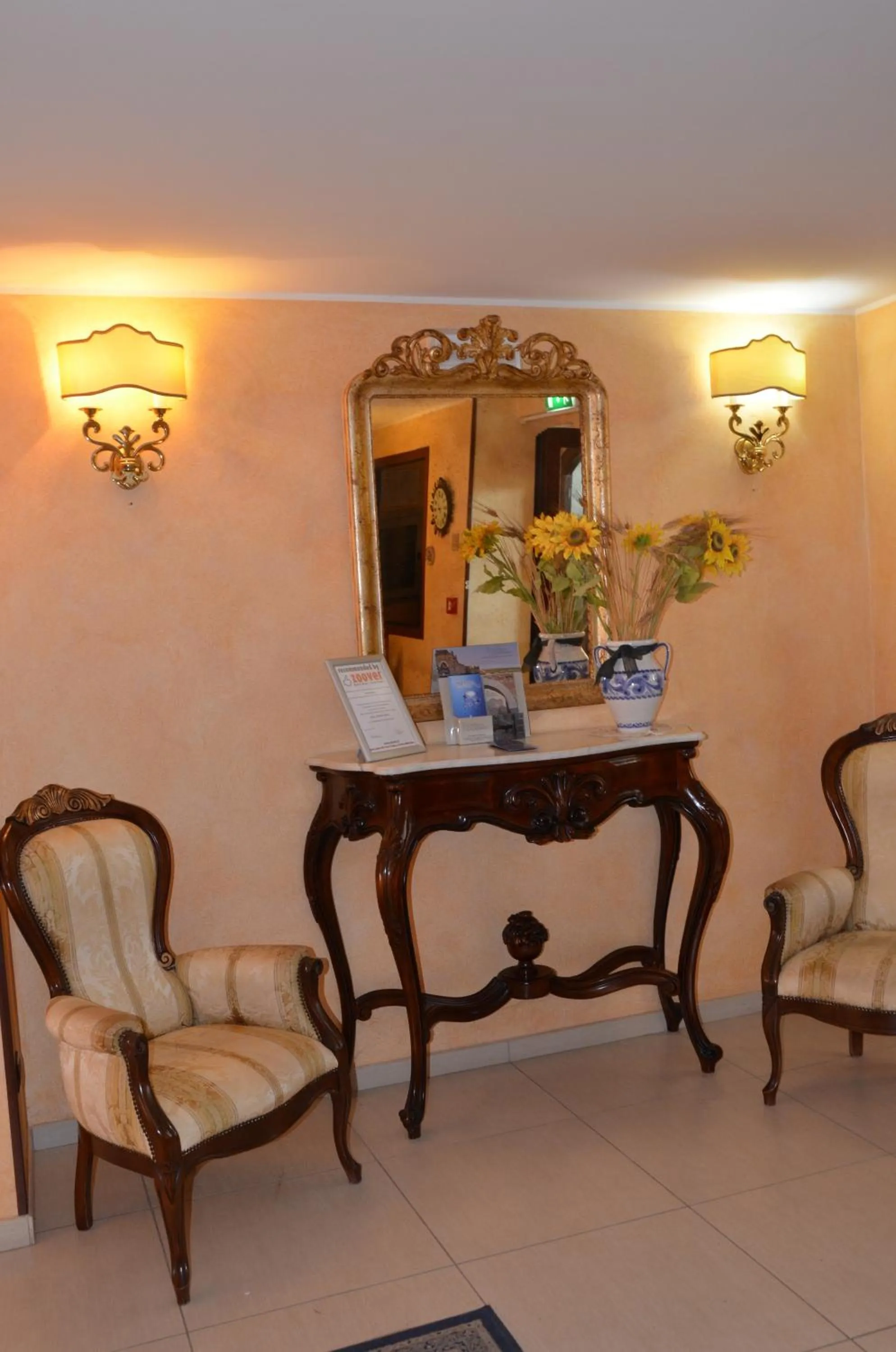 Lobby or reception in Kalos Hotel