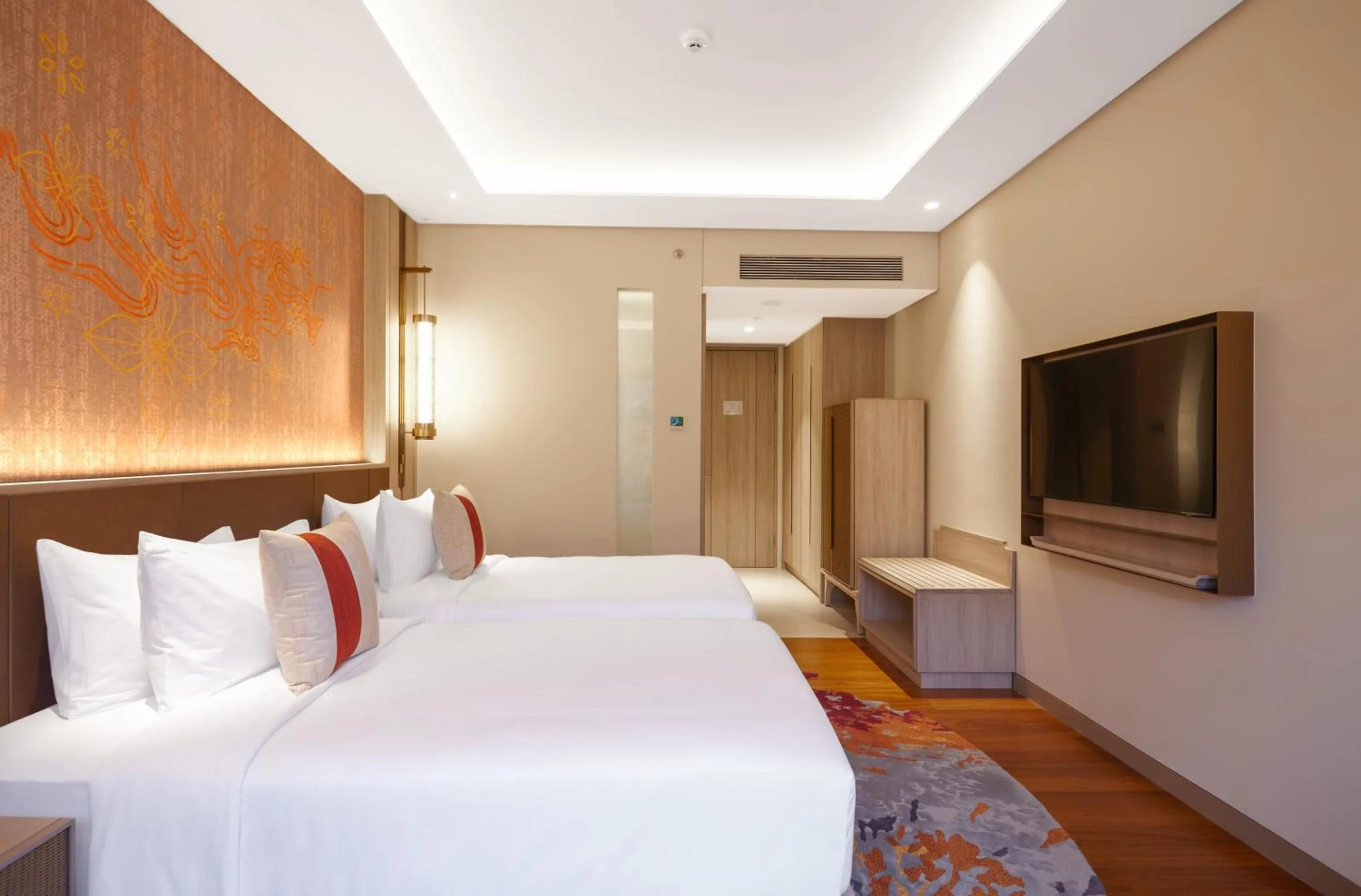 Bed in Mason Pine Hotel Bandung