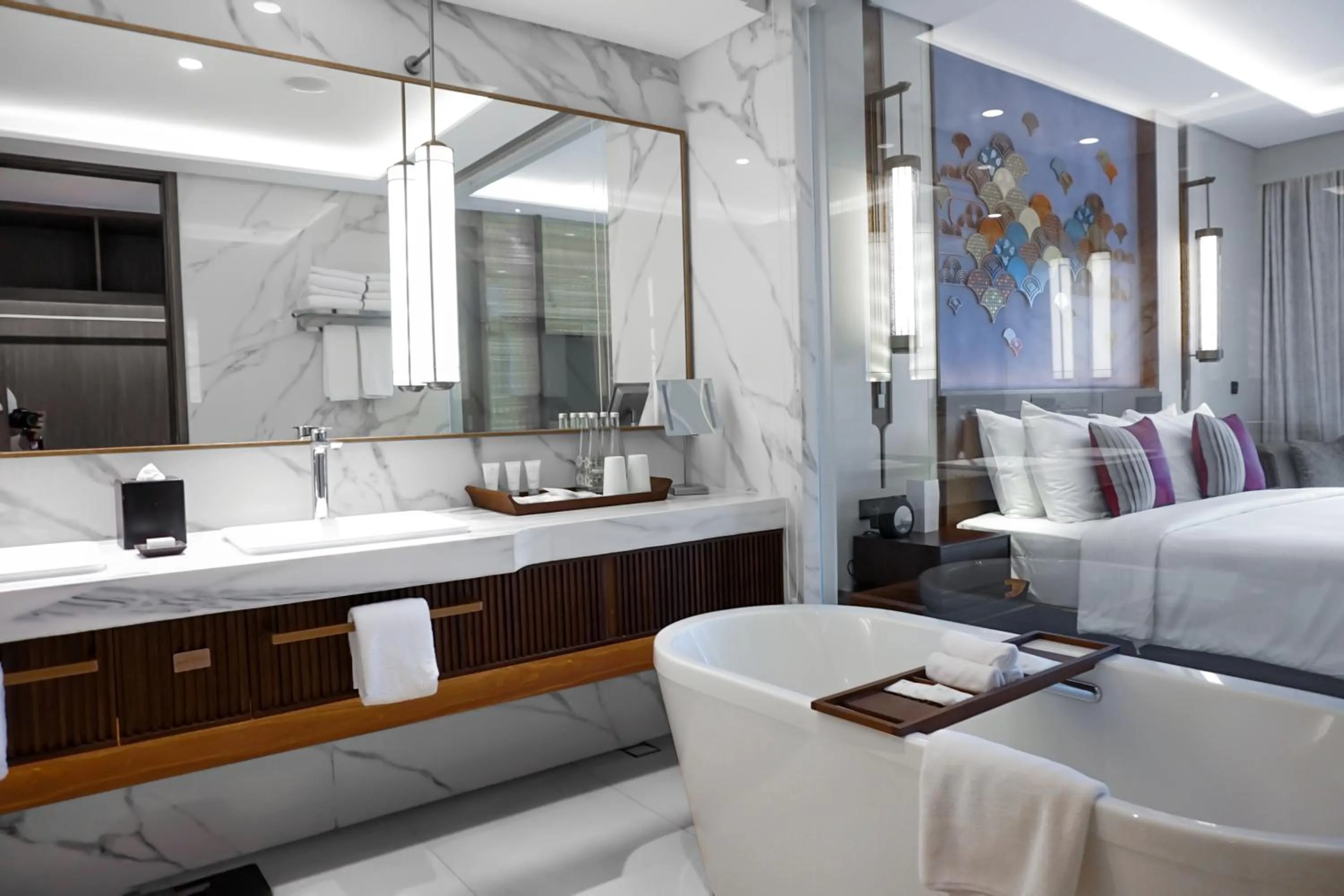 Bed in Mason Pine Hotel Bandung