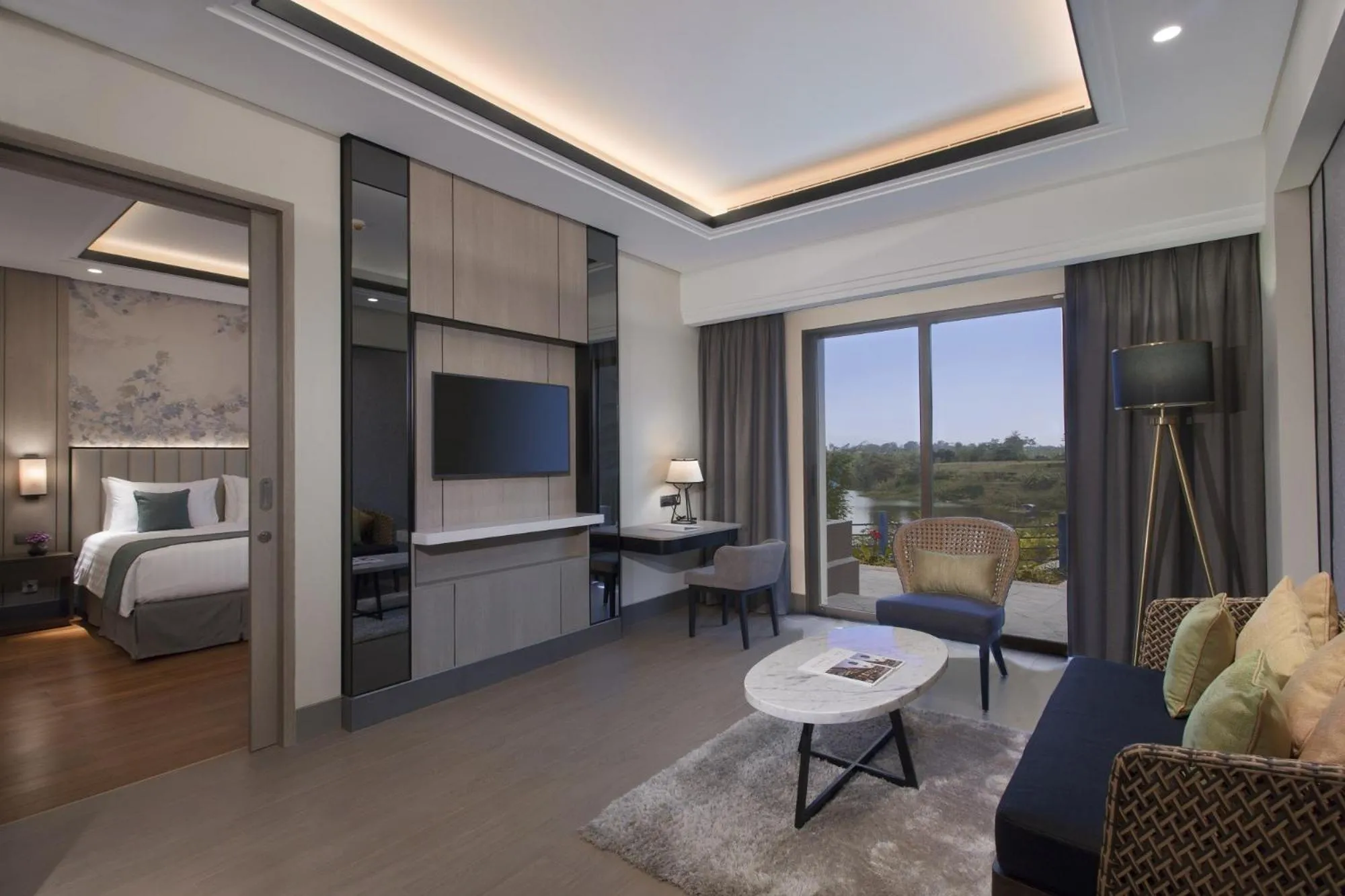 Bed in Mason Pine Hotel Bandung