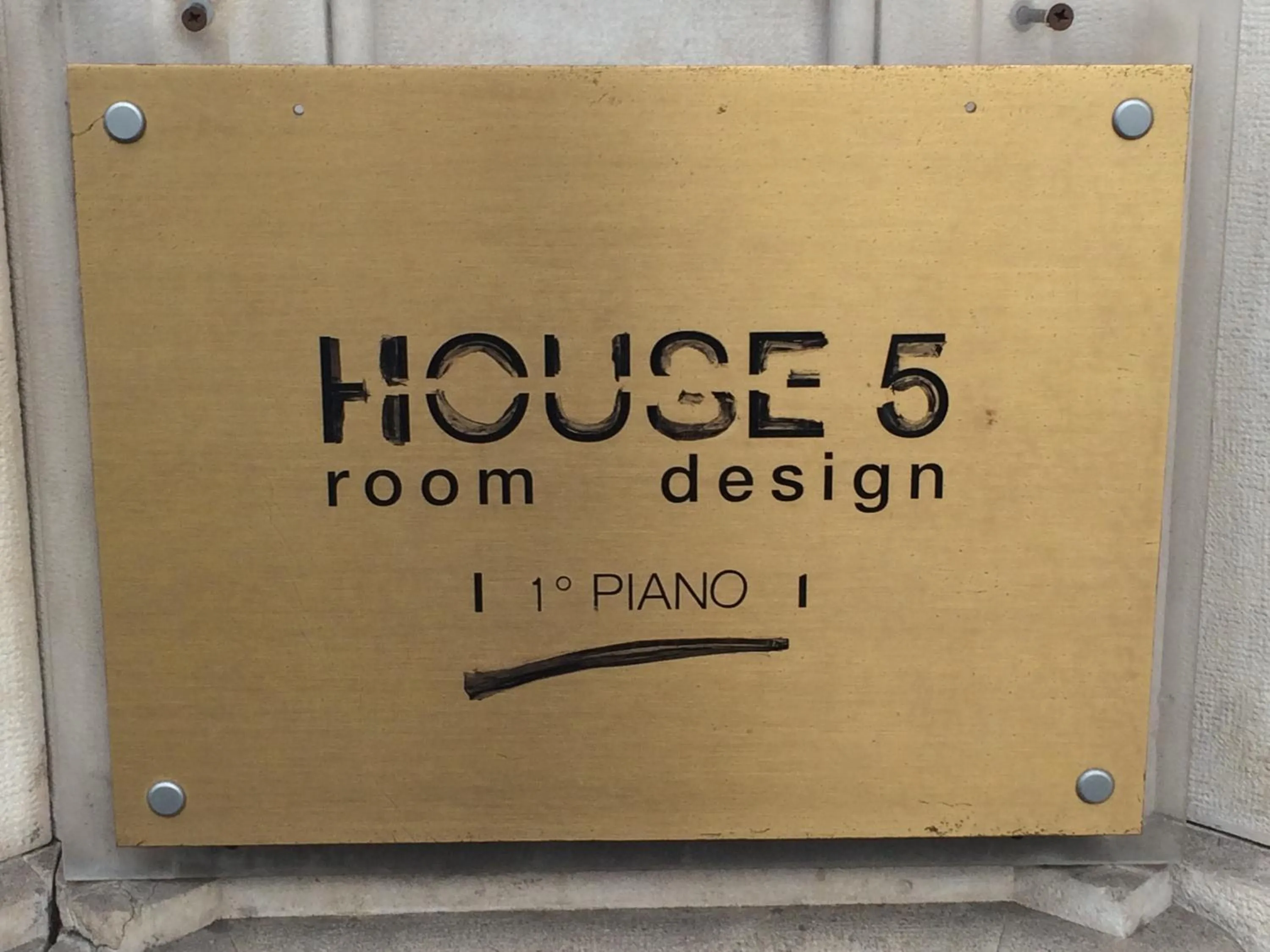 Property logo or sign in House 5