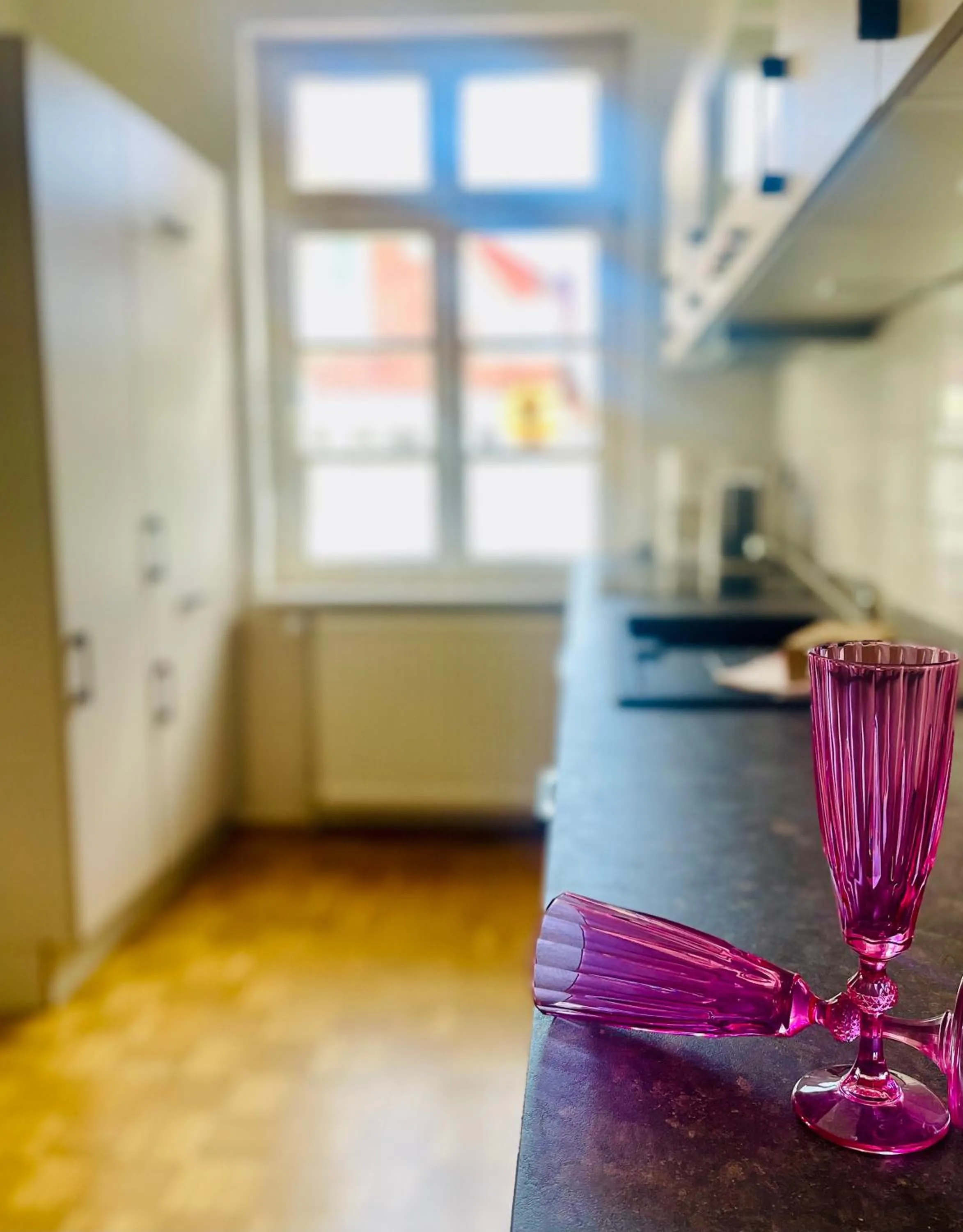 Kitchen or kitchenette in Stadthotel-Garni Smutje