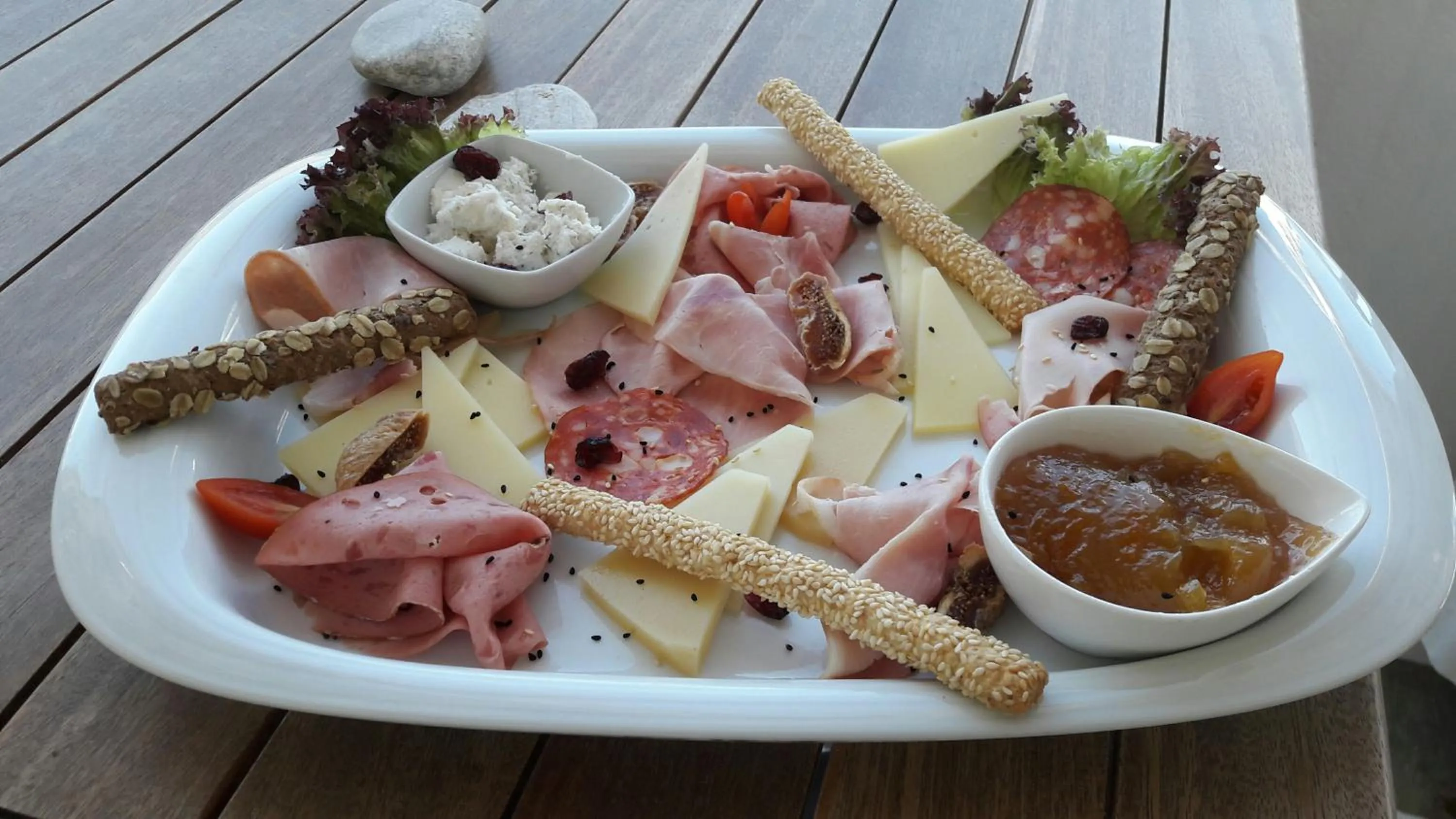 Food close-up in Vrahos Boutique Hotel