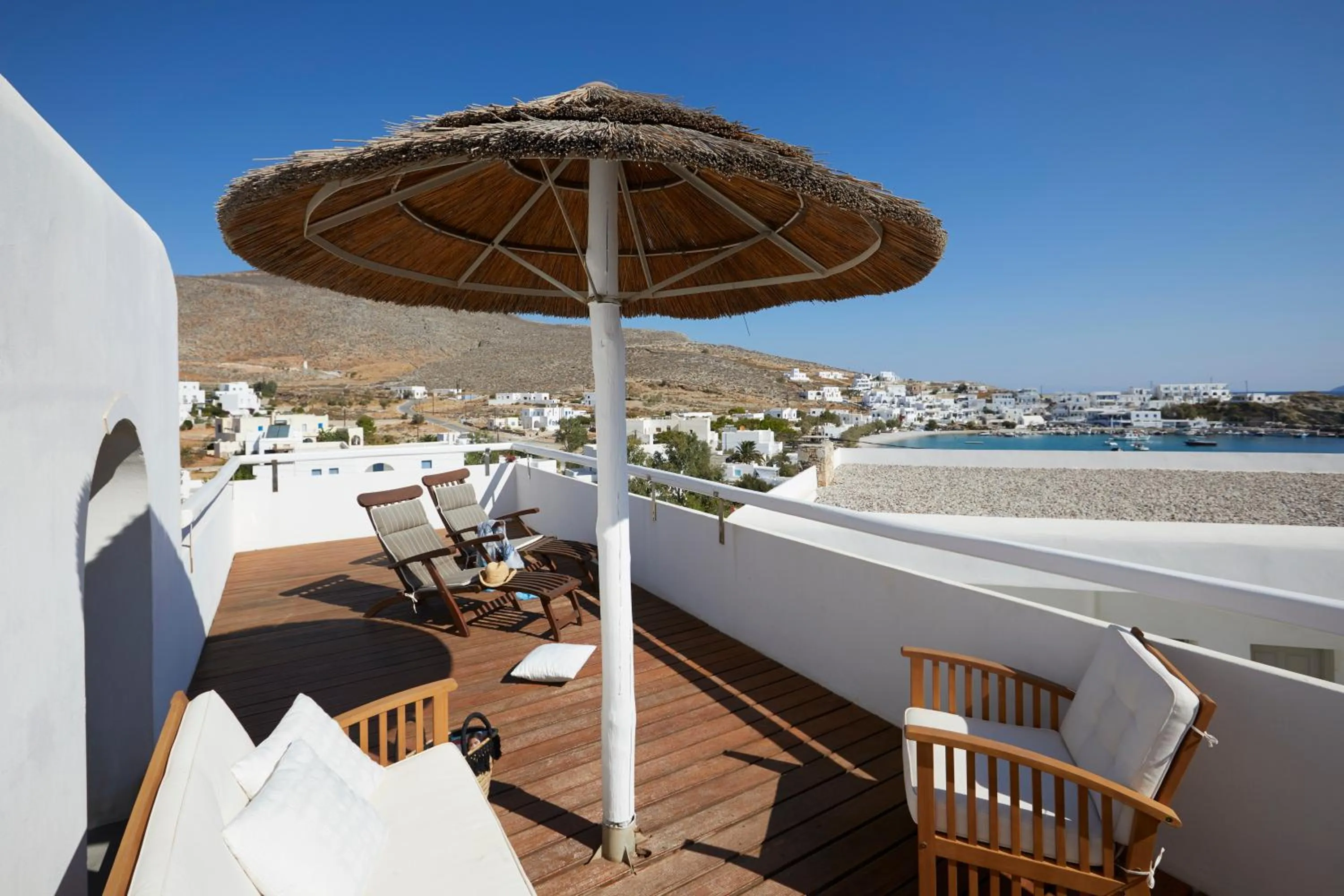 Balcony/Terrace in Vrahos Boutique Hotel