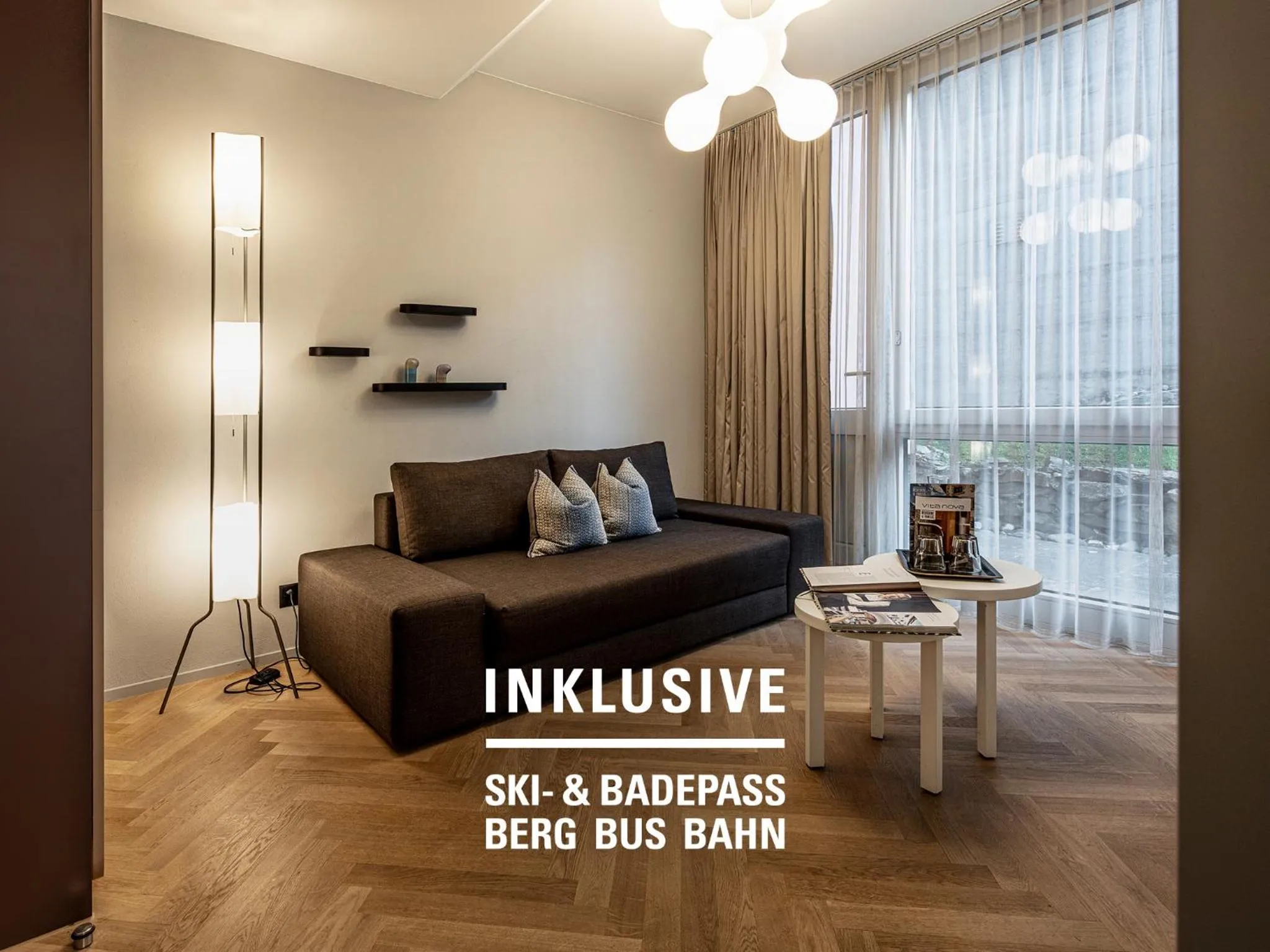 Living room in Badehotel Belvair