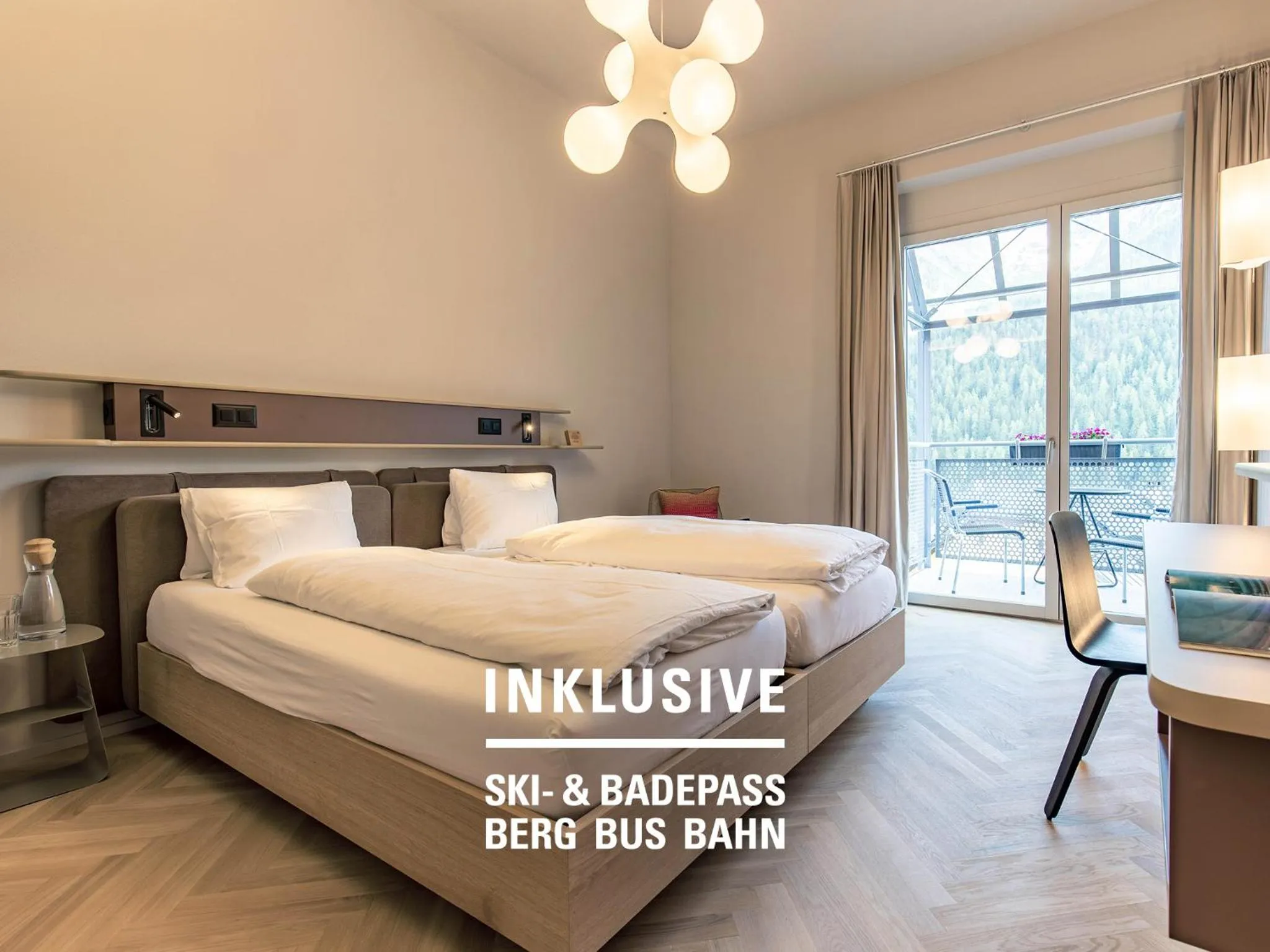 Bed in Badehotel Belvair