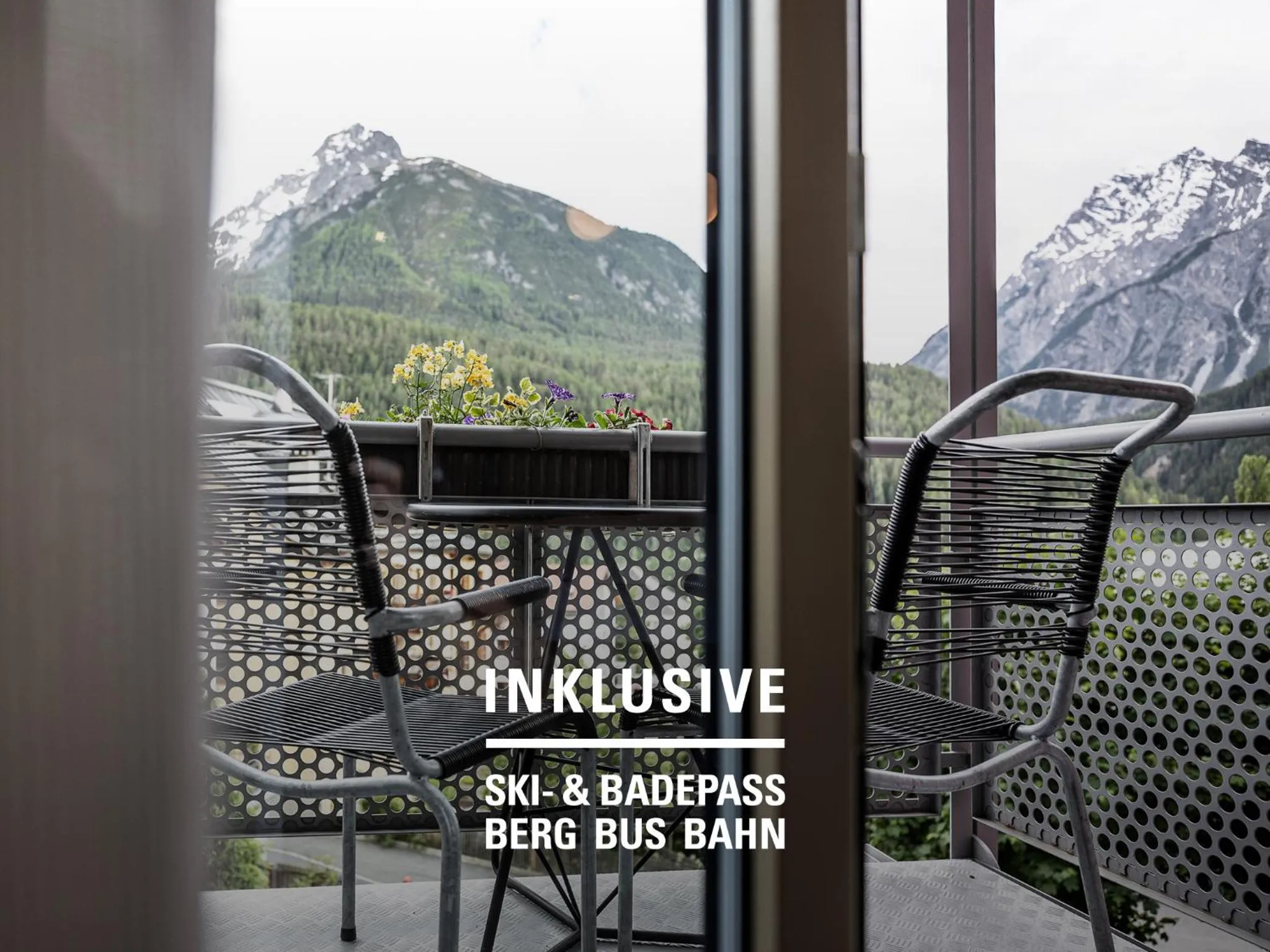 View (from property/room) in Badehotel Belvair