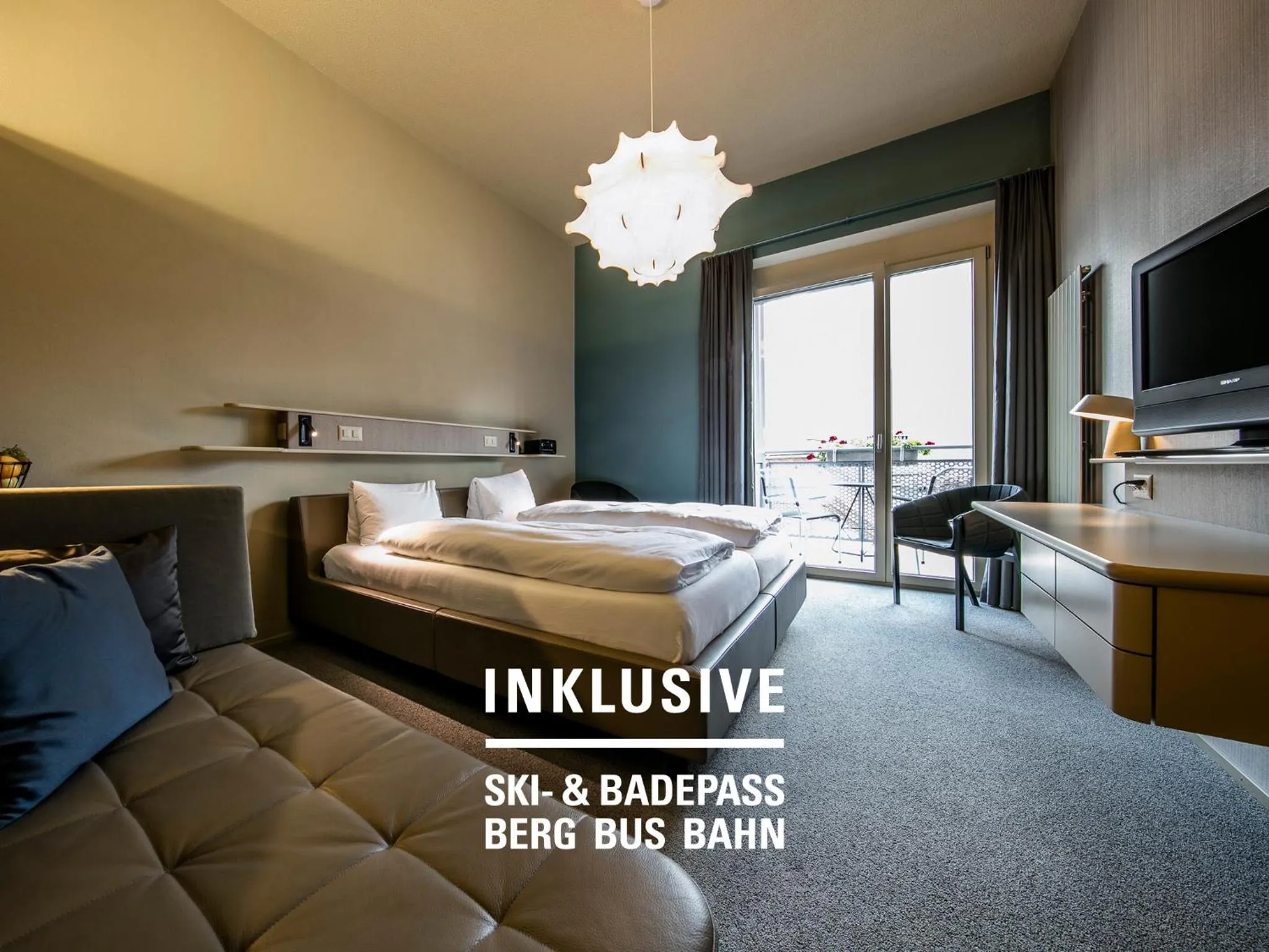 Bed in Badehotel Belvair