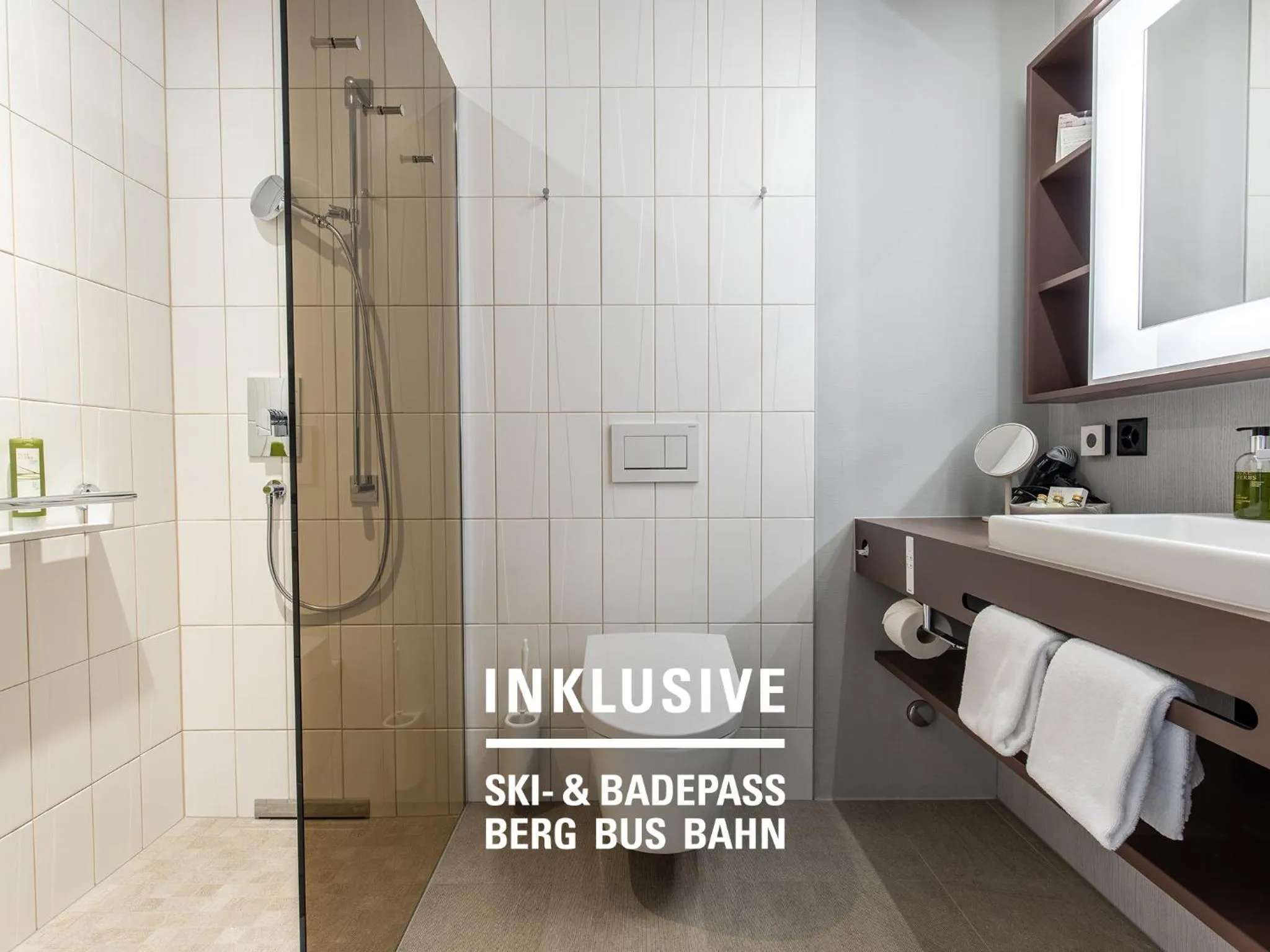 Bathroom in Badehotel Belvair