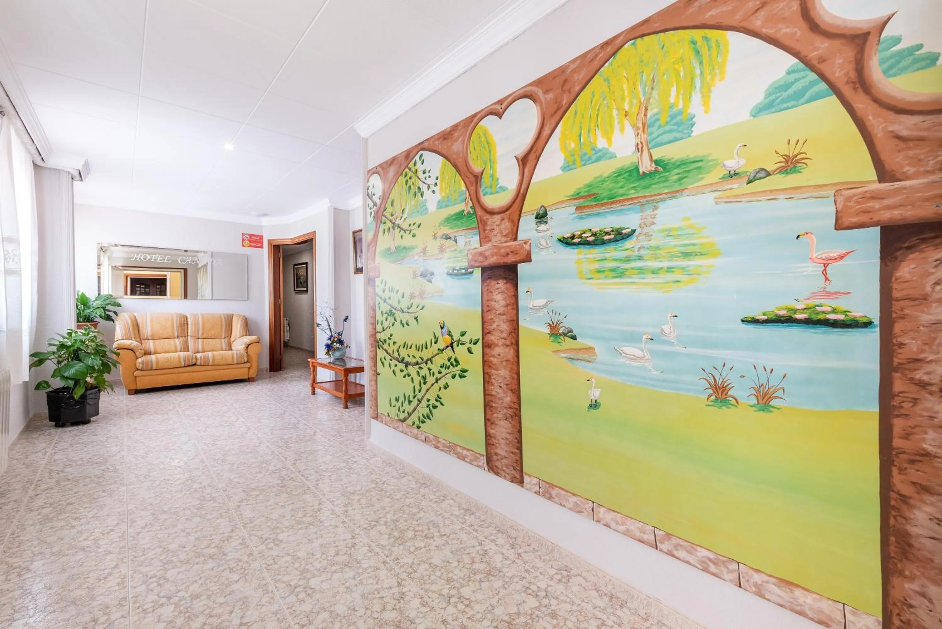 Bed in Hotel Canadá