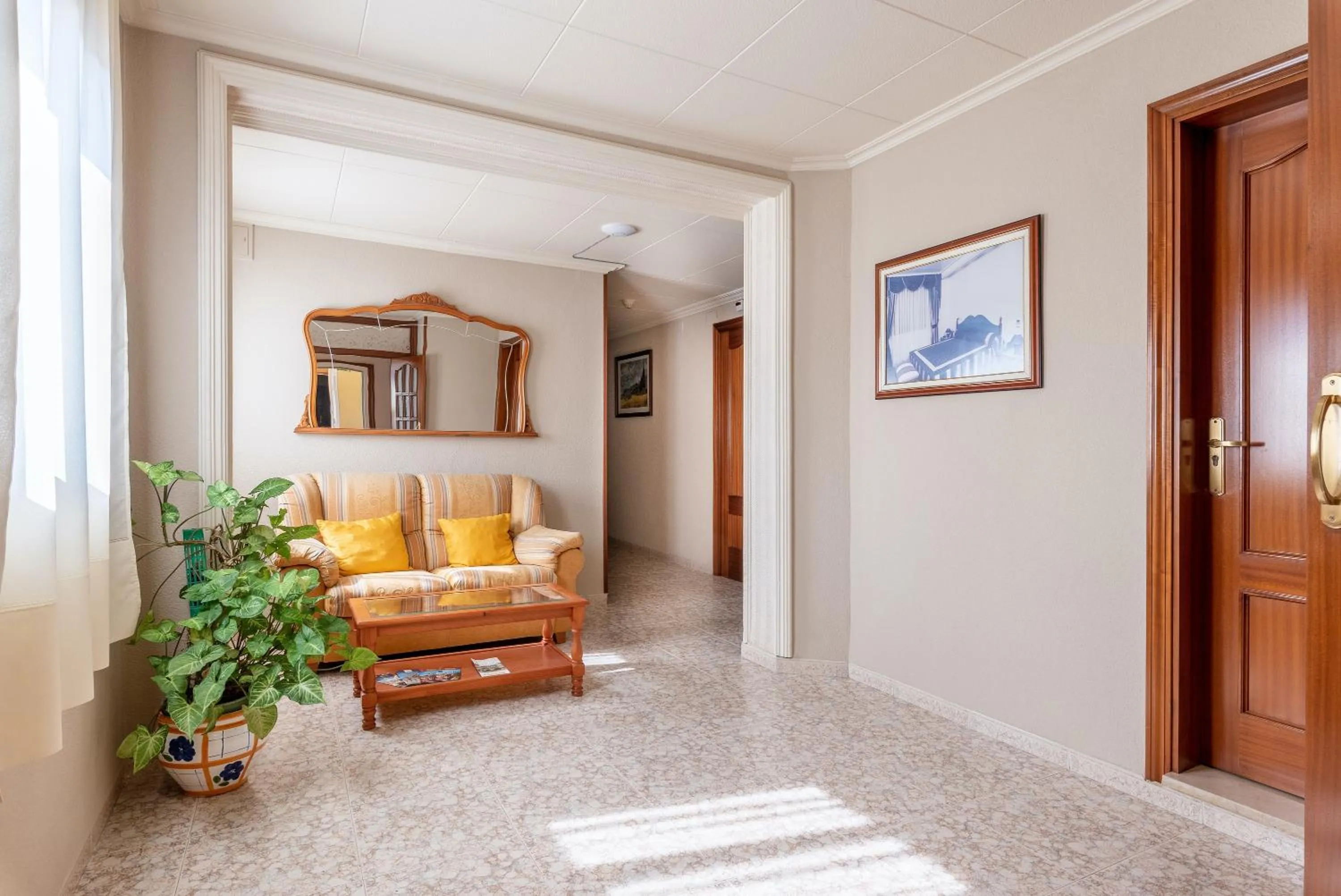 Bed in Hotel Canadá