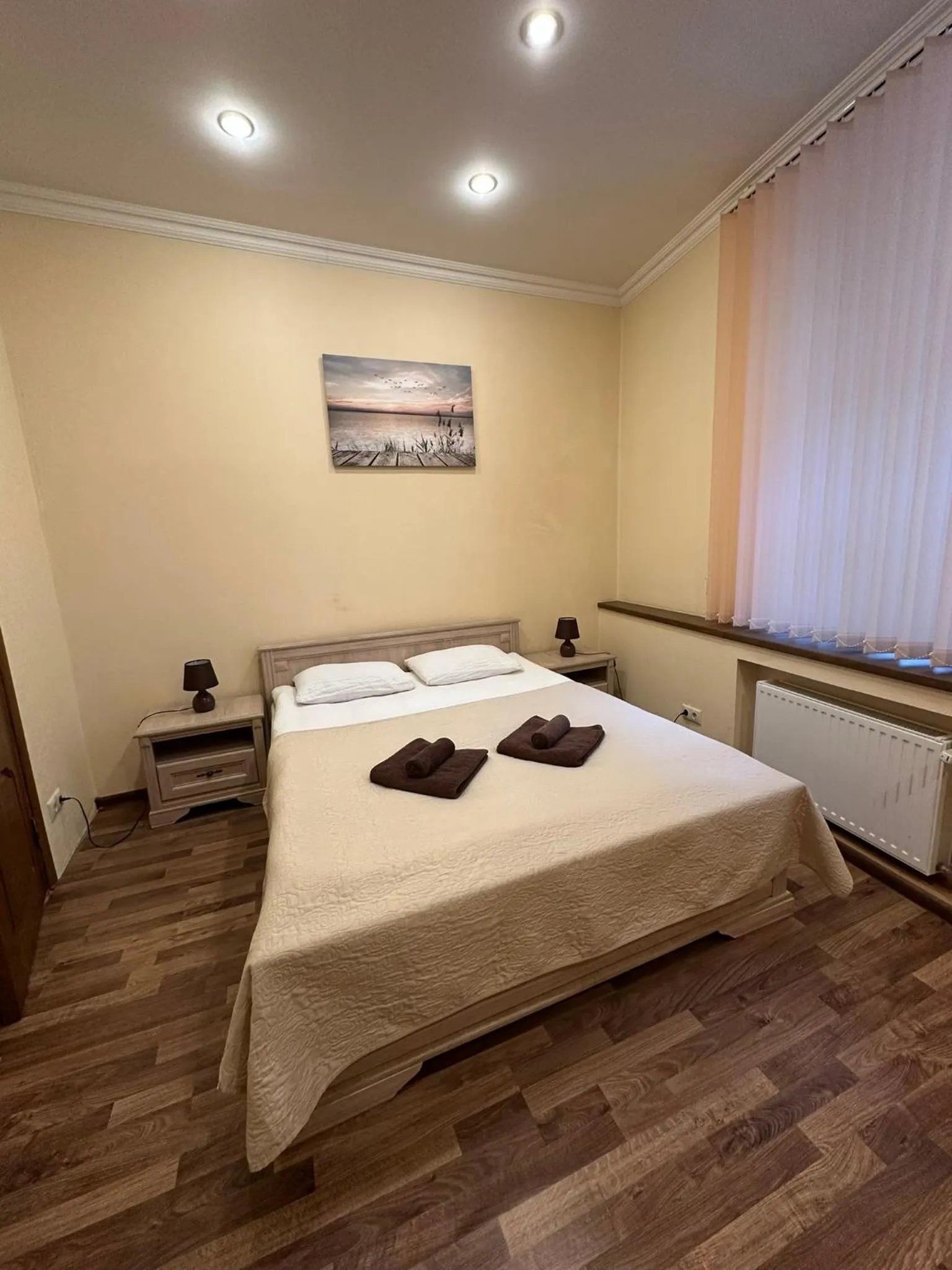 Bed in Nika Apart hotel