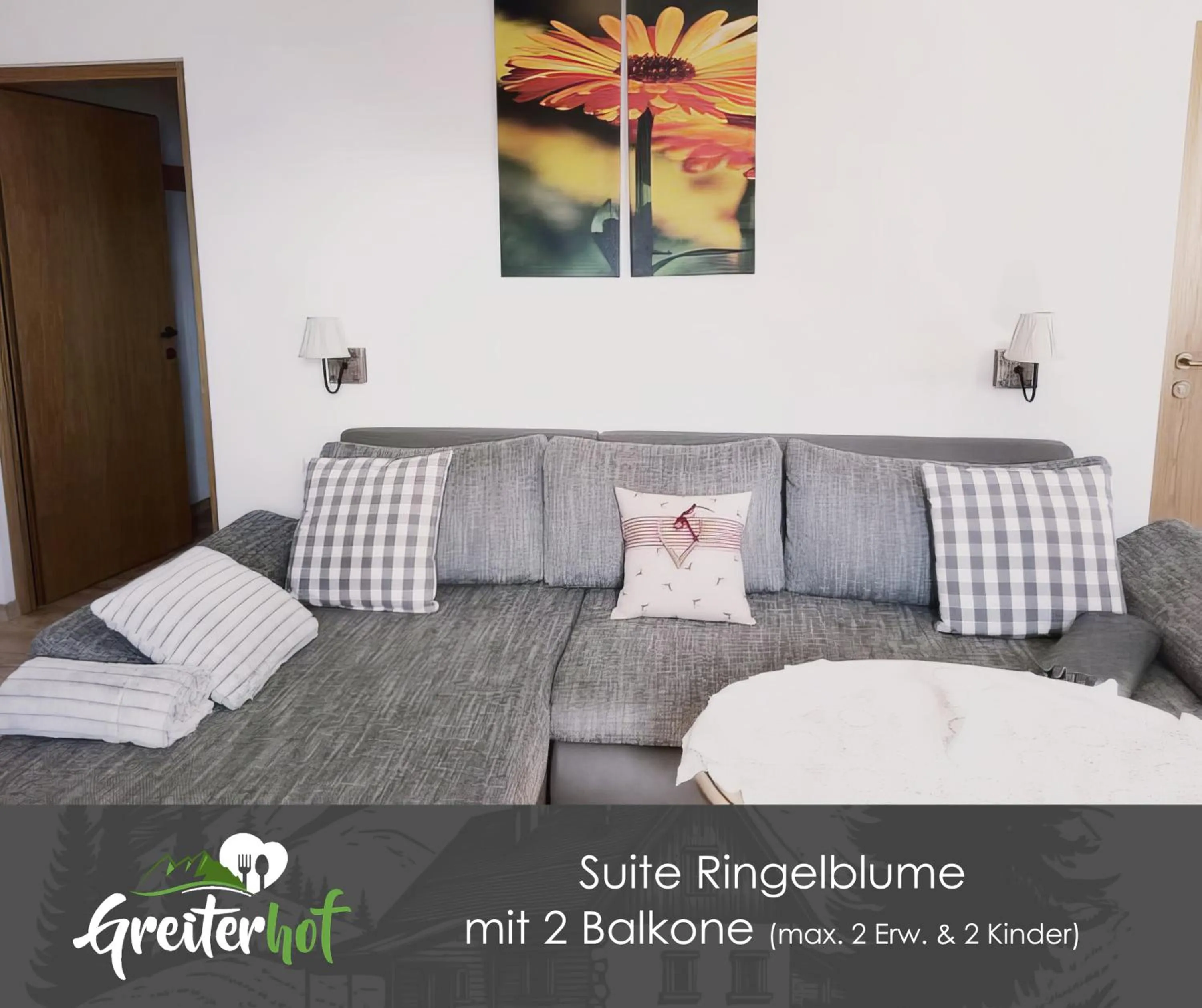 Living room in Greiterhof Partschins