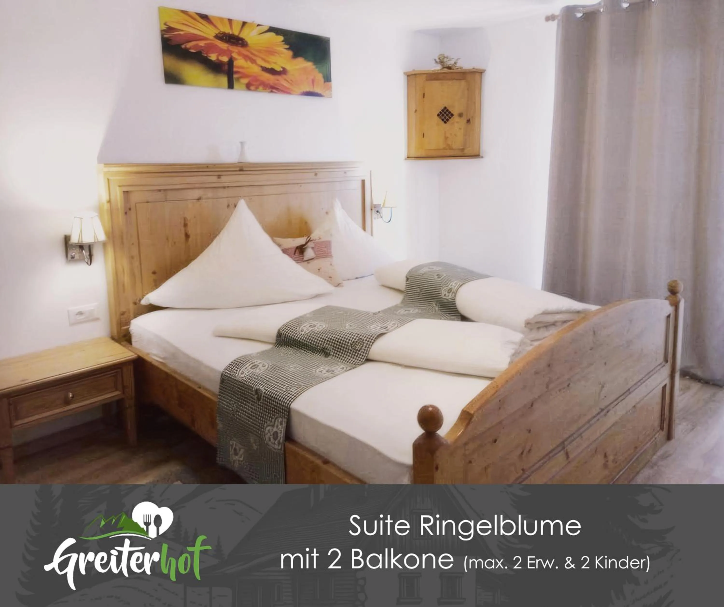 Photo of the whole room, Bed in Greiterhof Partschins