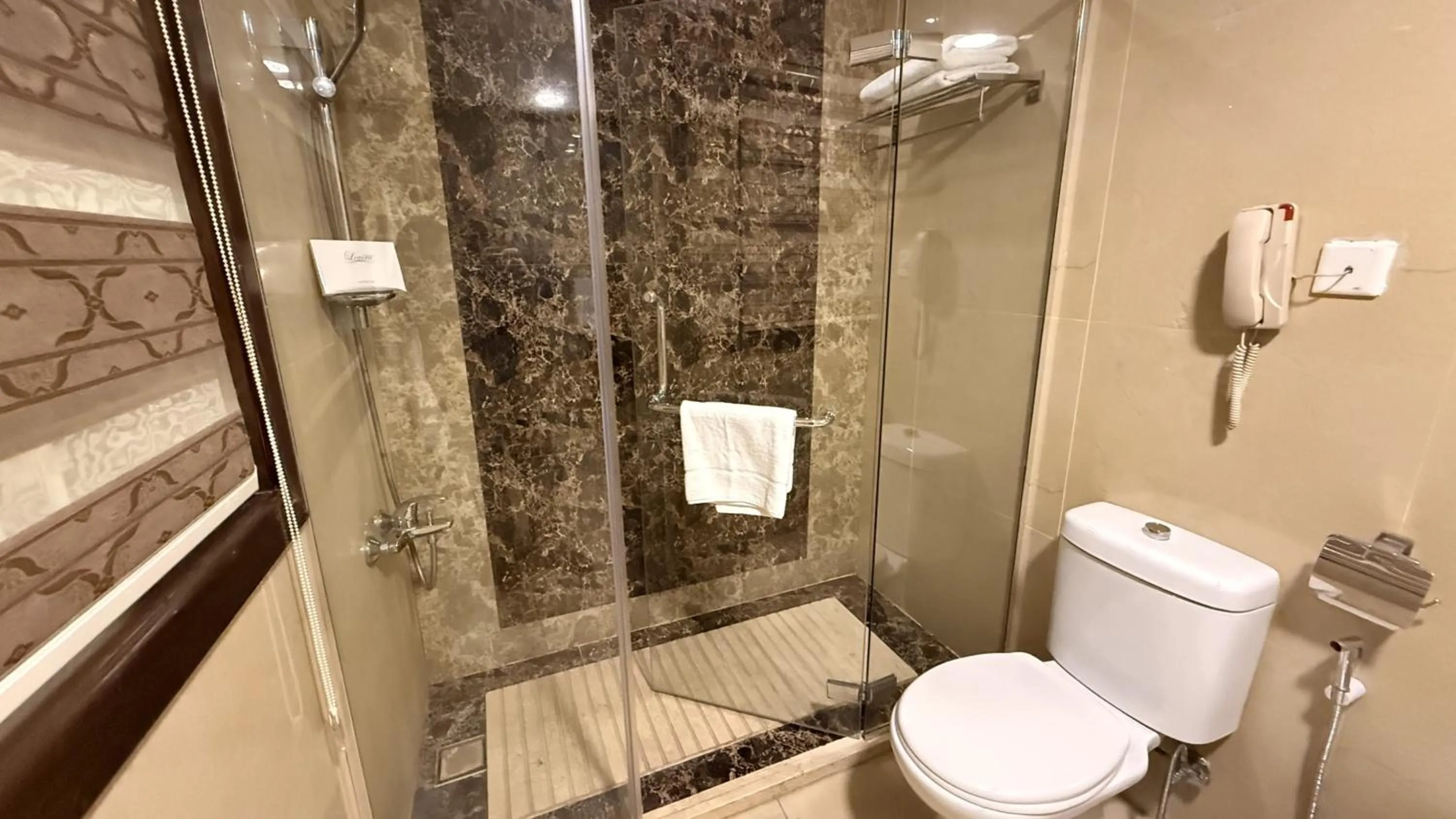 Shower in Rojina Hotel