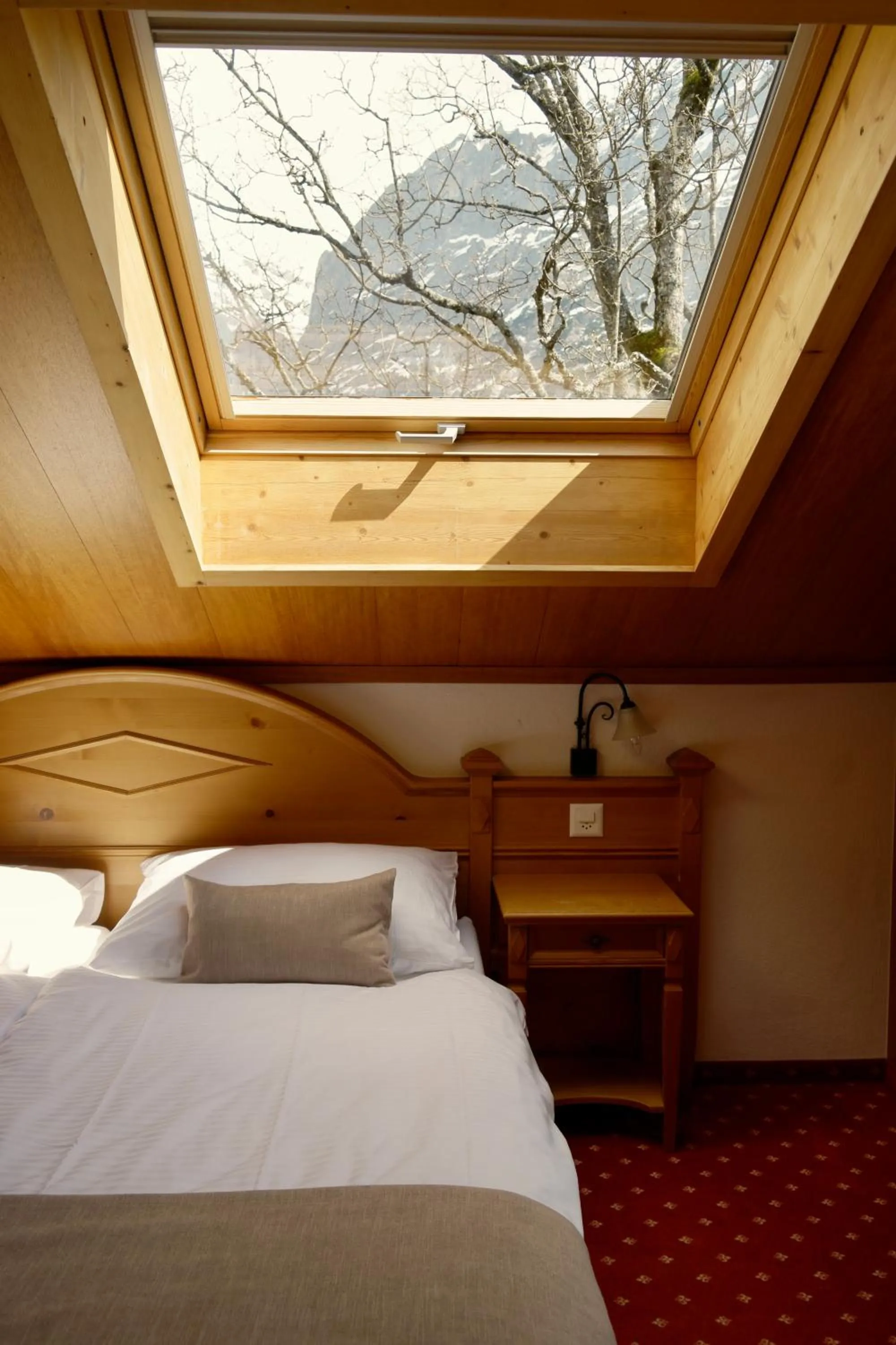 Bed in Hotel Sonnenberg