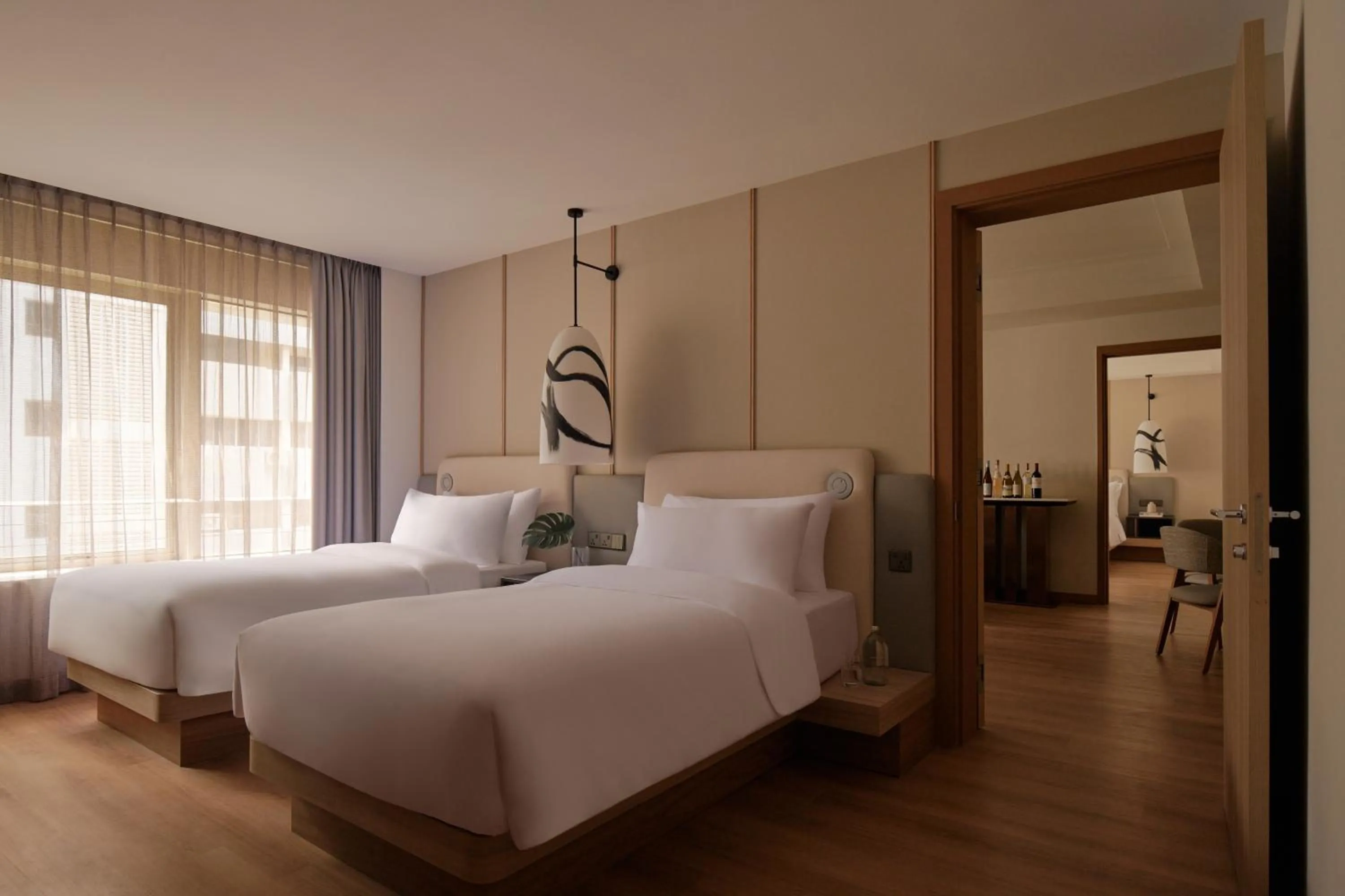 Bedroom, Bed in Amara Singapore