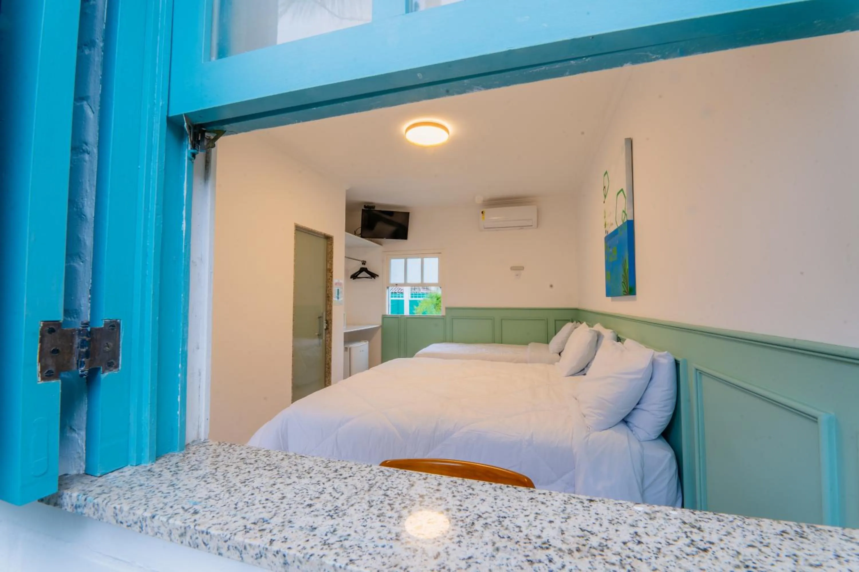 Bed in Pousada Cabore