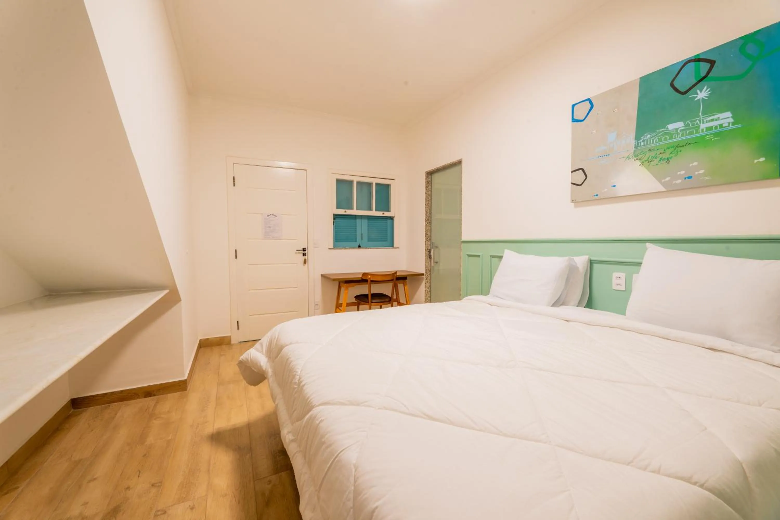 Bed in Pousada Cabore